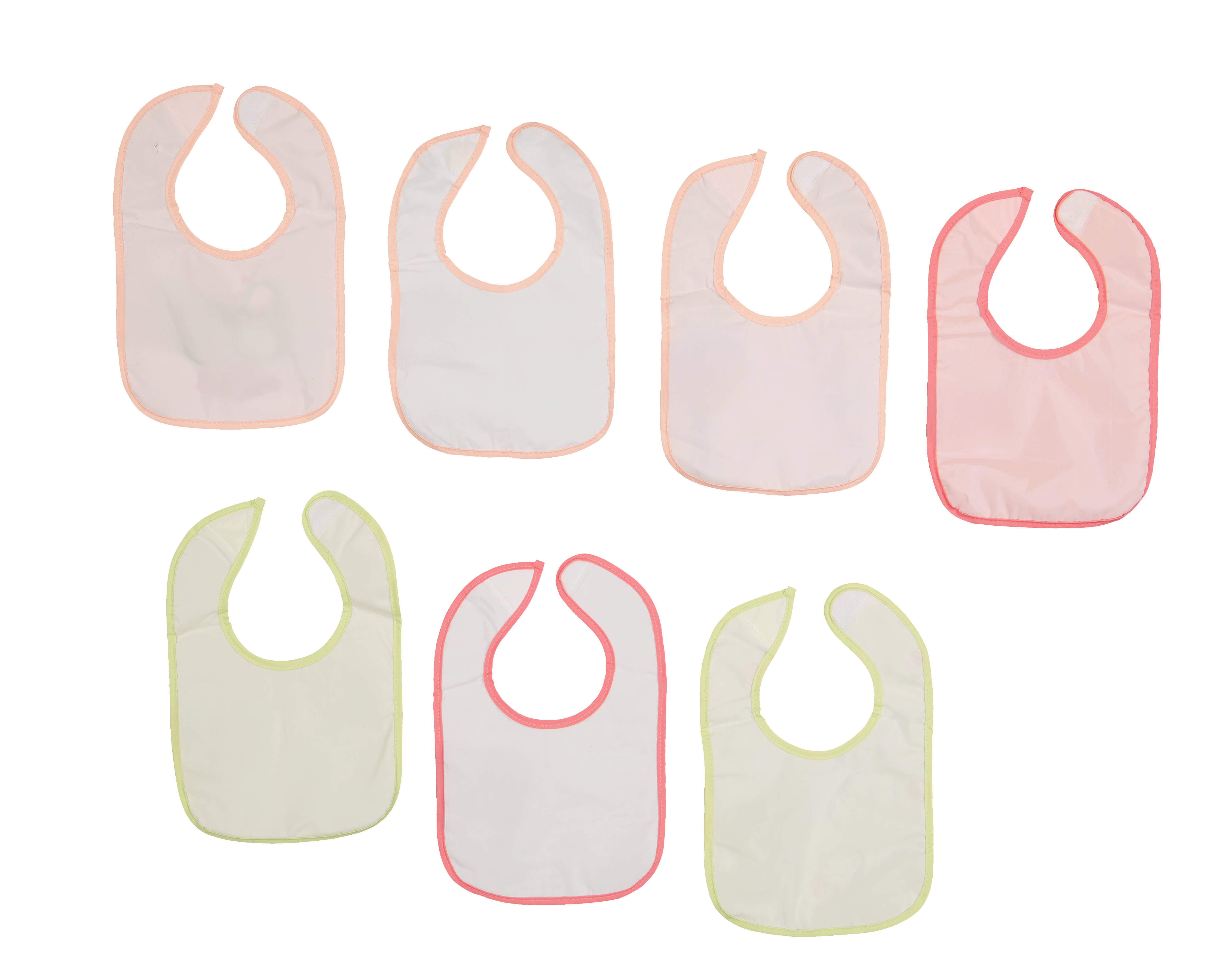 Foto 3 pulgar | Foto 2 | Baberos para Bebé Niña Baby Colors 7 Piezas