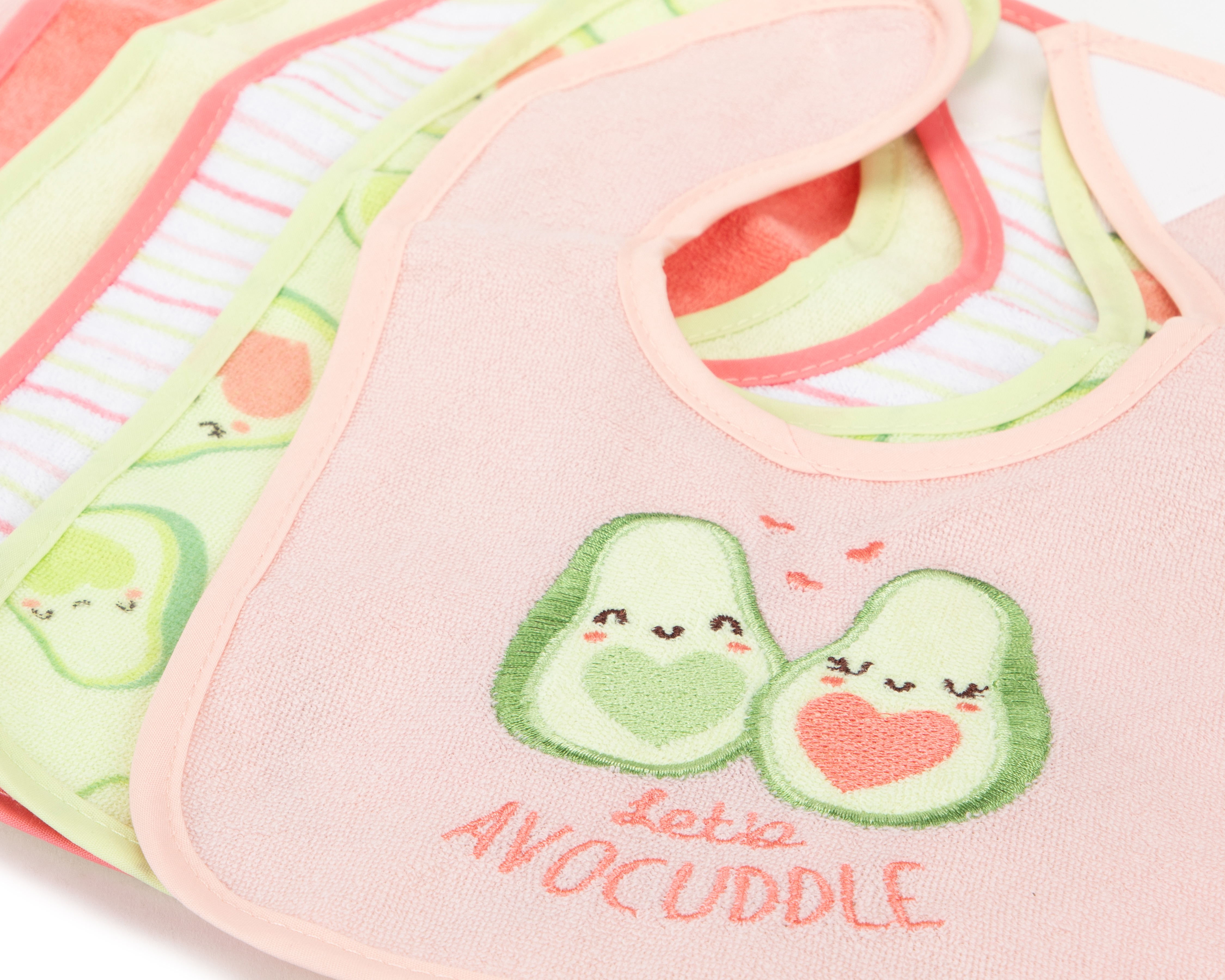 Foto 4 | Foto 4 | Baberos para Bebé Niña Baby Colors 7 Piezas