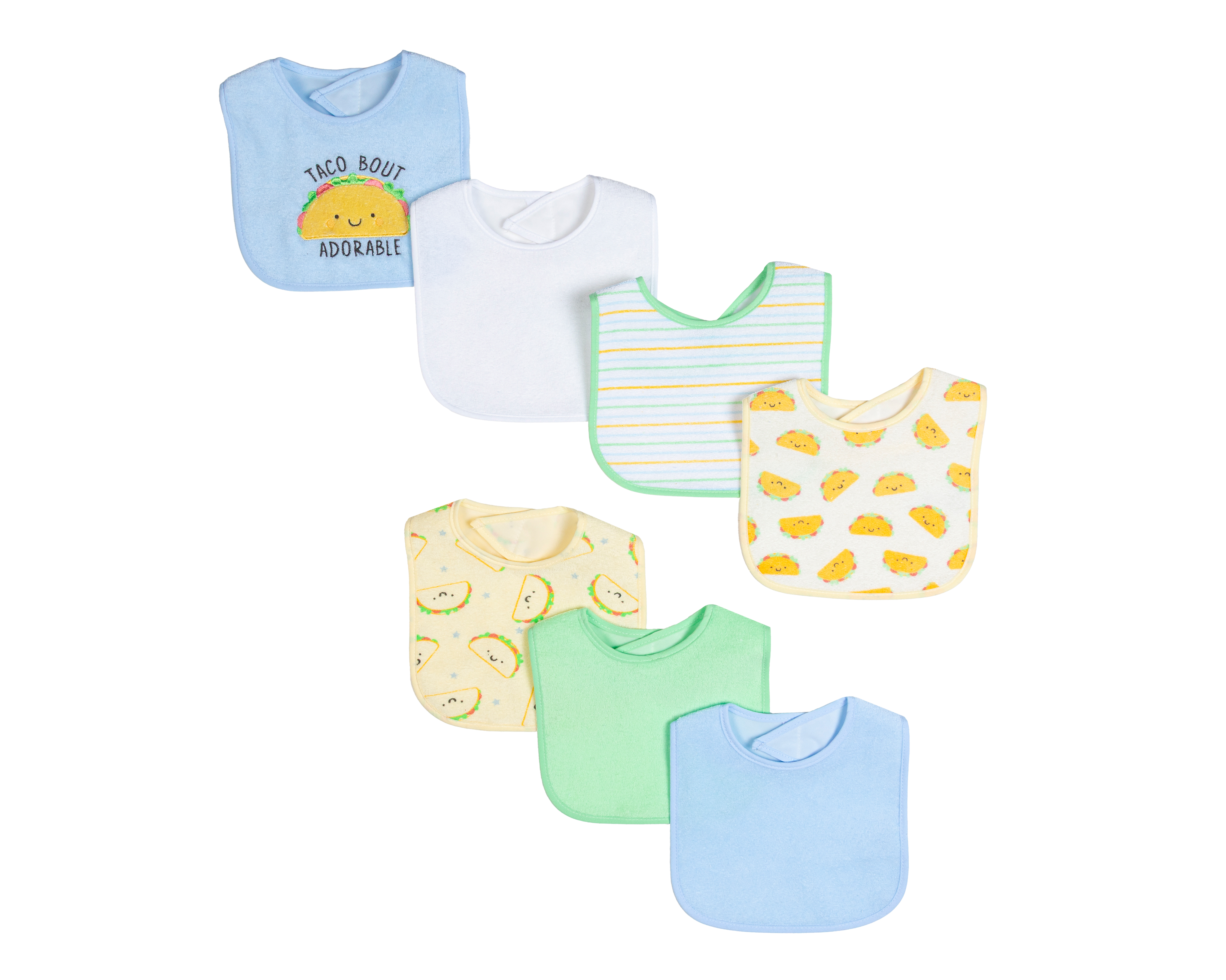 Foto 2 pulgar | Foto 1 | Baberos para Bebé Baby Colors 7 Piezas