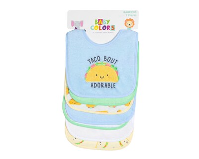Foto 2 | Foto 2 | Baberos para Bebé Baby Colors 7 Piezas