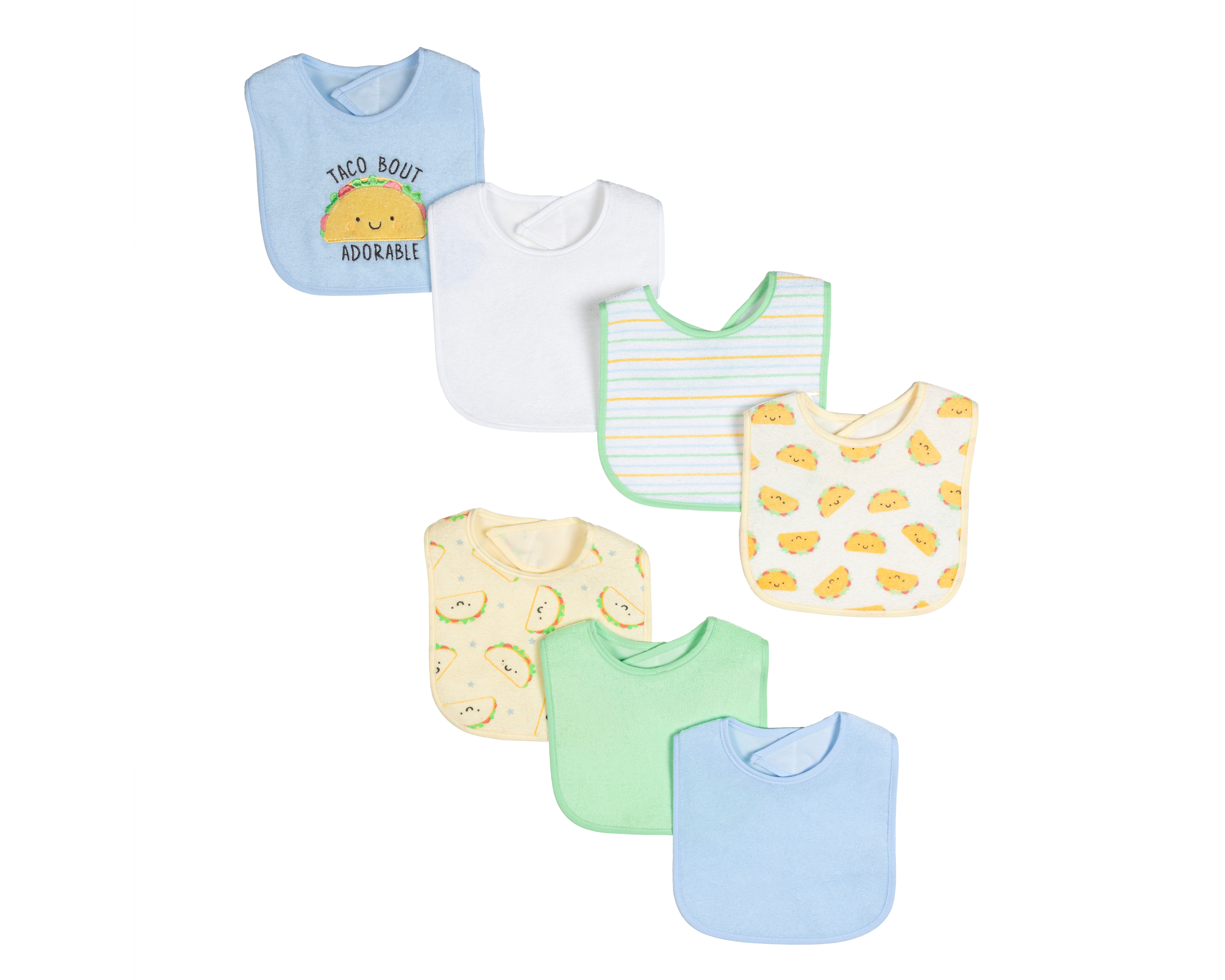Foto 5 pulgar | Foto 4 | Baberos para Bebé Baby Colors 7 Piezas