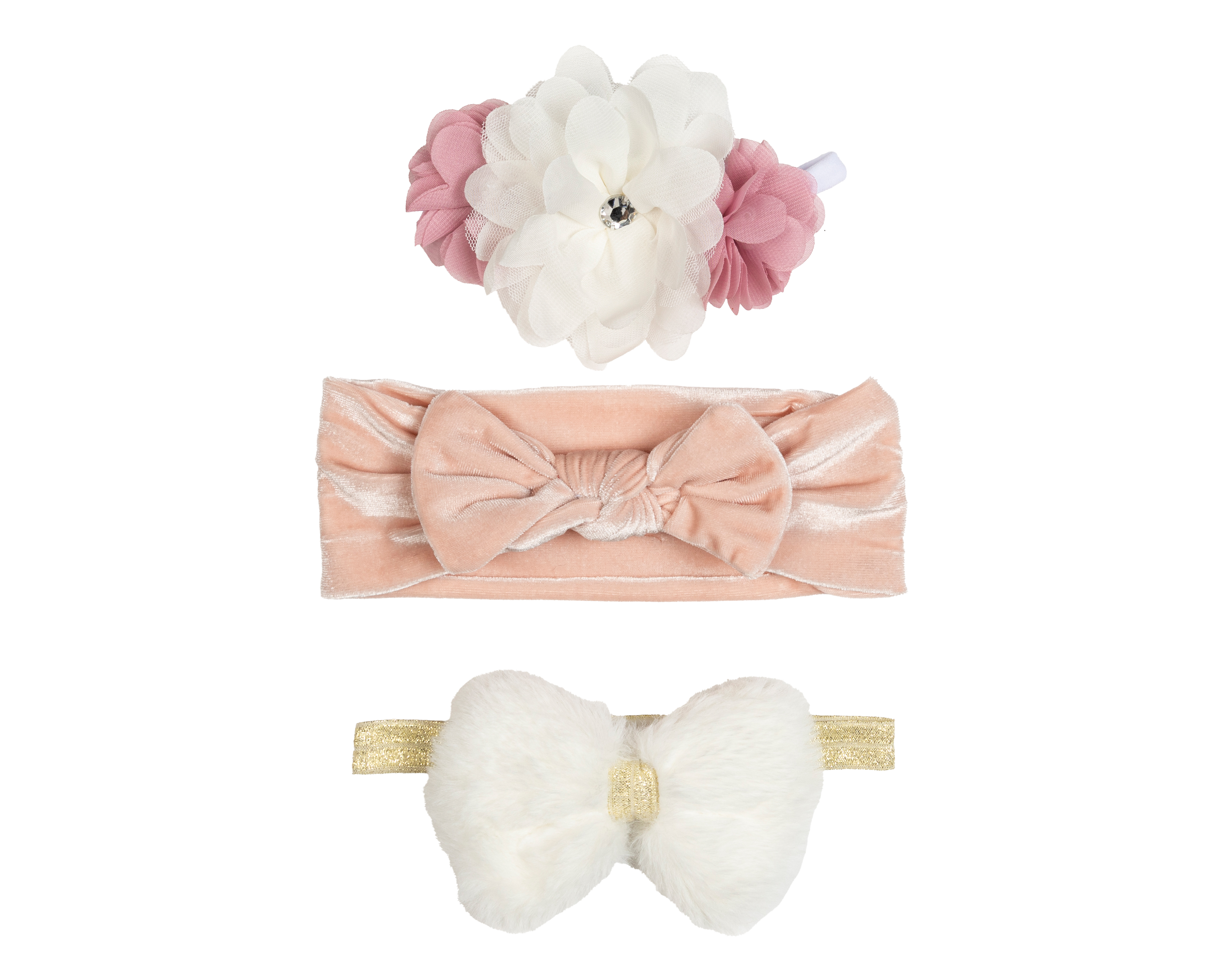 Tiara para Bebé Baby Colors 3 Piezas