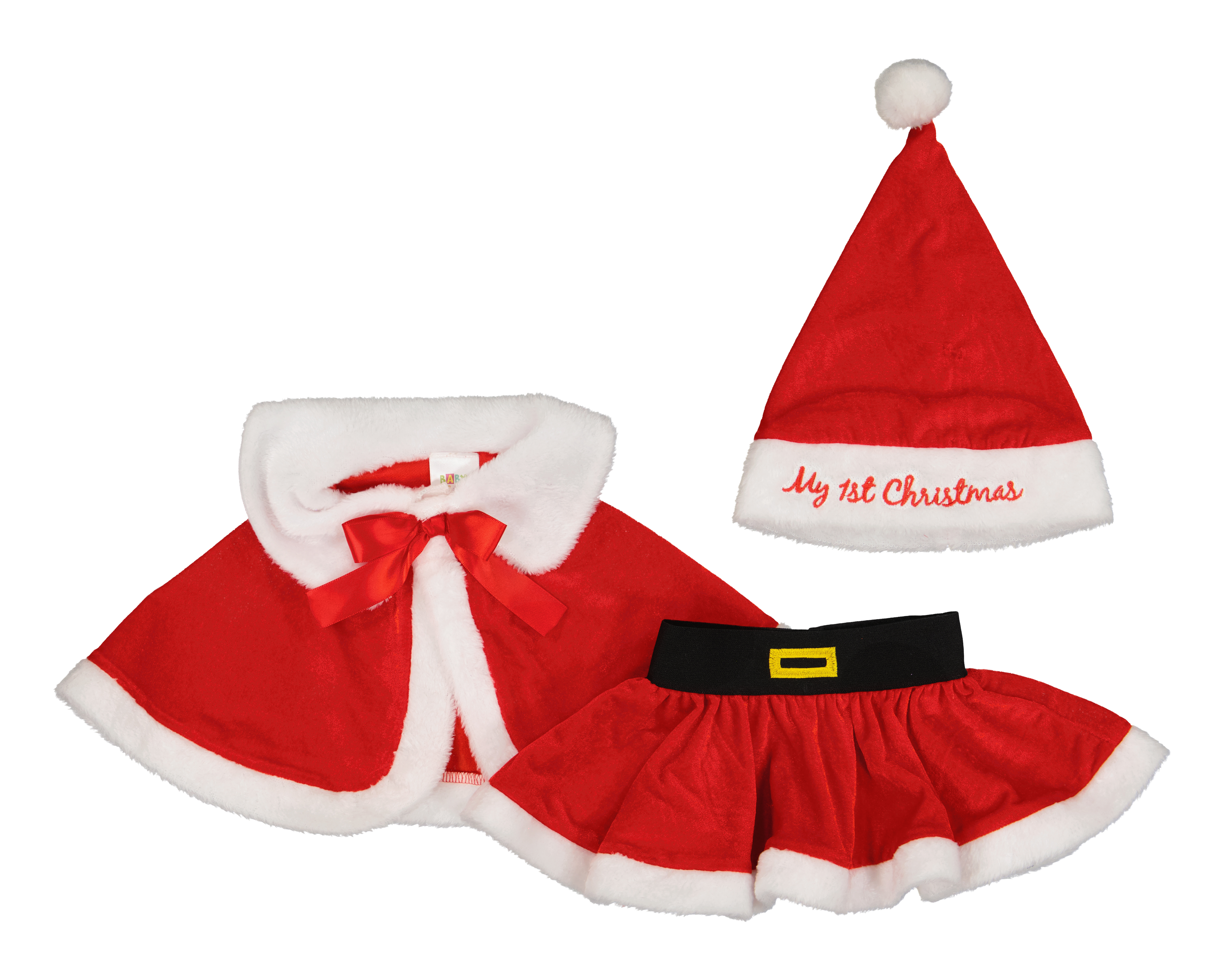 Disfraz de Santa Claus Baby Colors para Bebé Niña