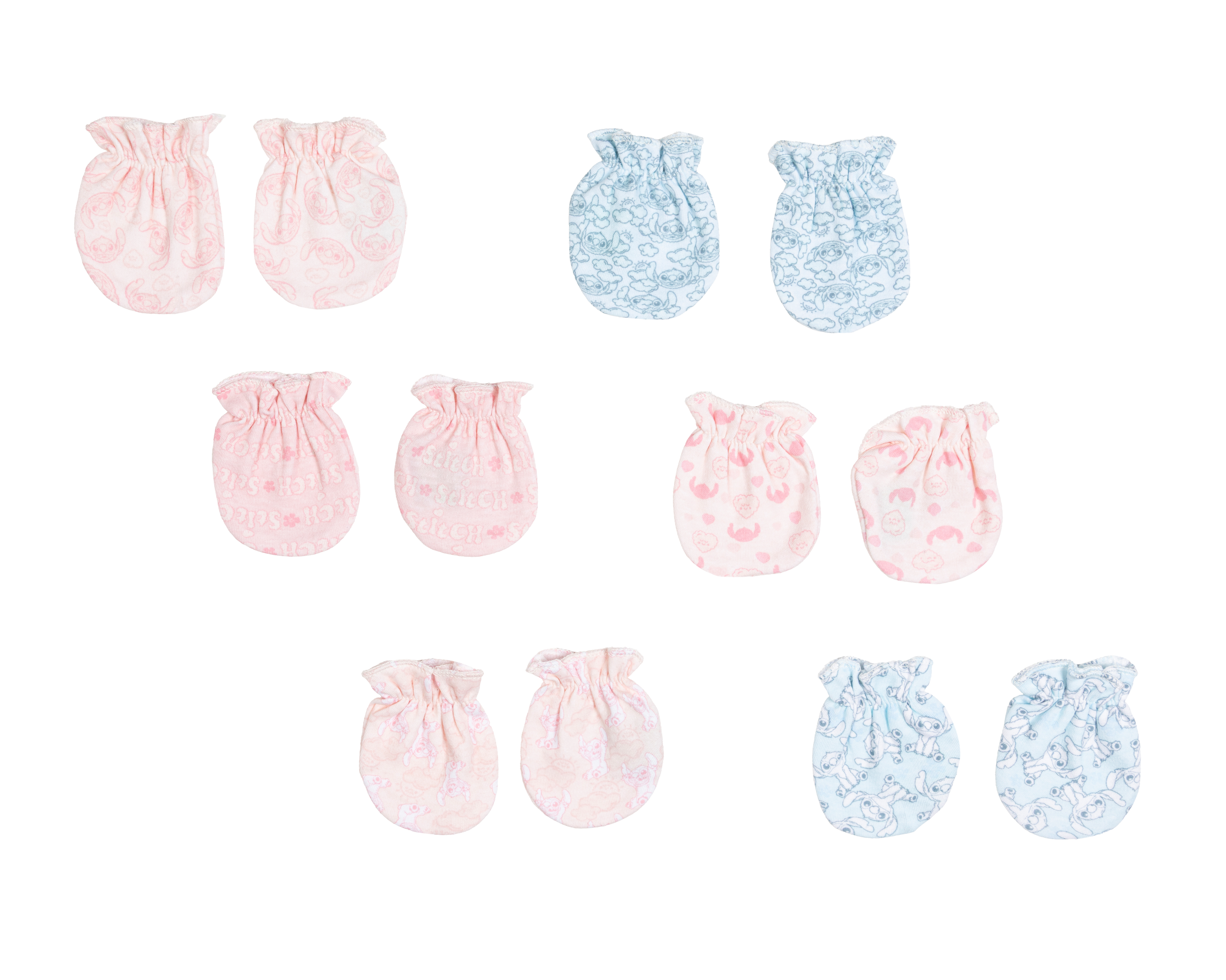 Foto 3 pulgar | Foto 2 | Guantes Disney Lilo & Stitch para Bebé 6 Pares