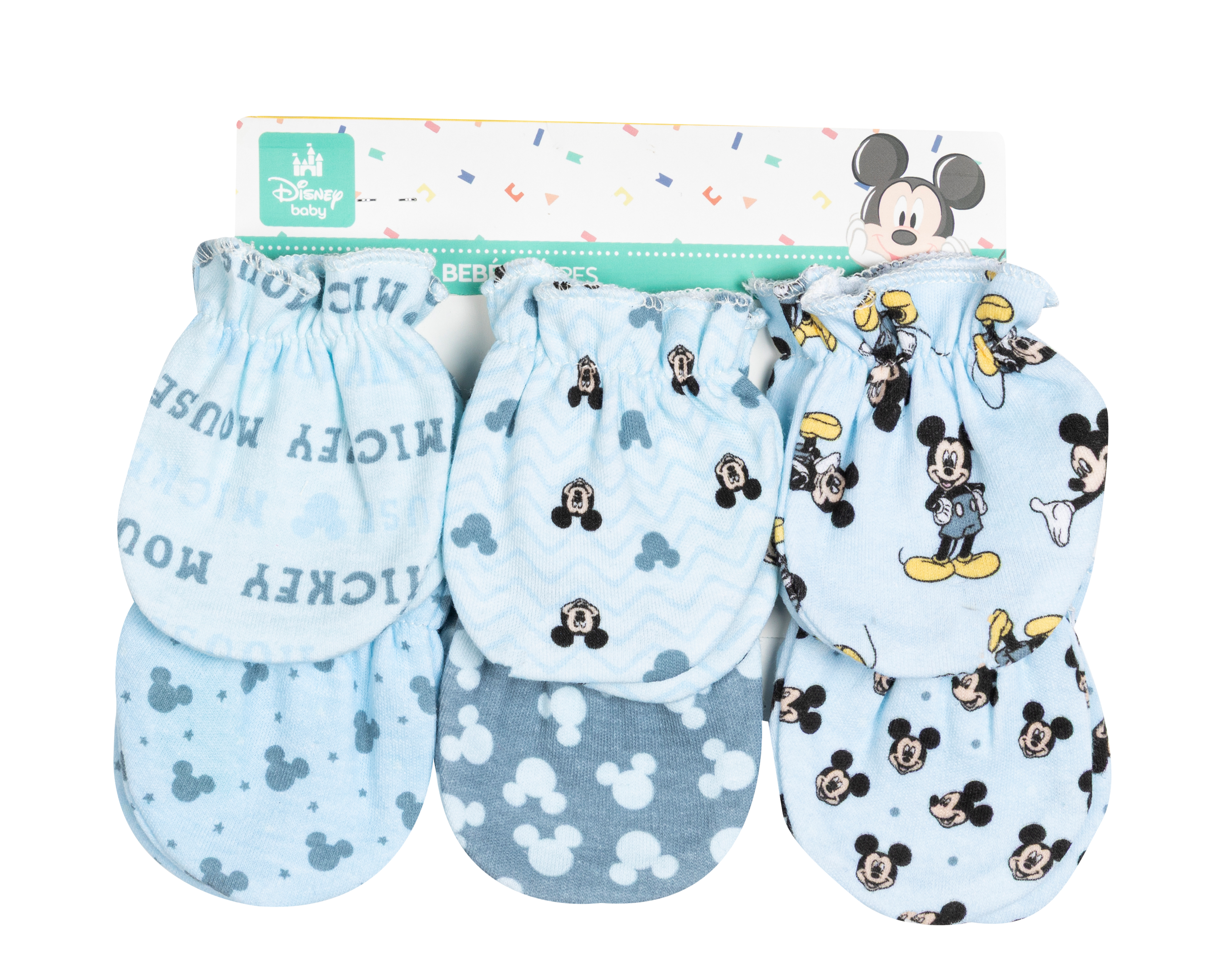 Foto 5 pulgar | Foto 4 | Guantes Disney Mickey Mouse para Bebé Niño 6 Pares