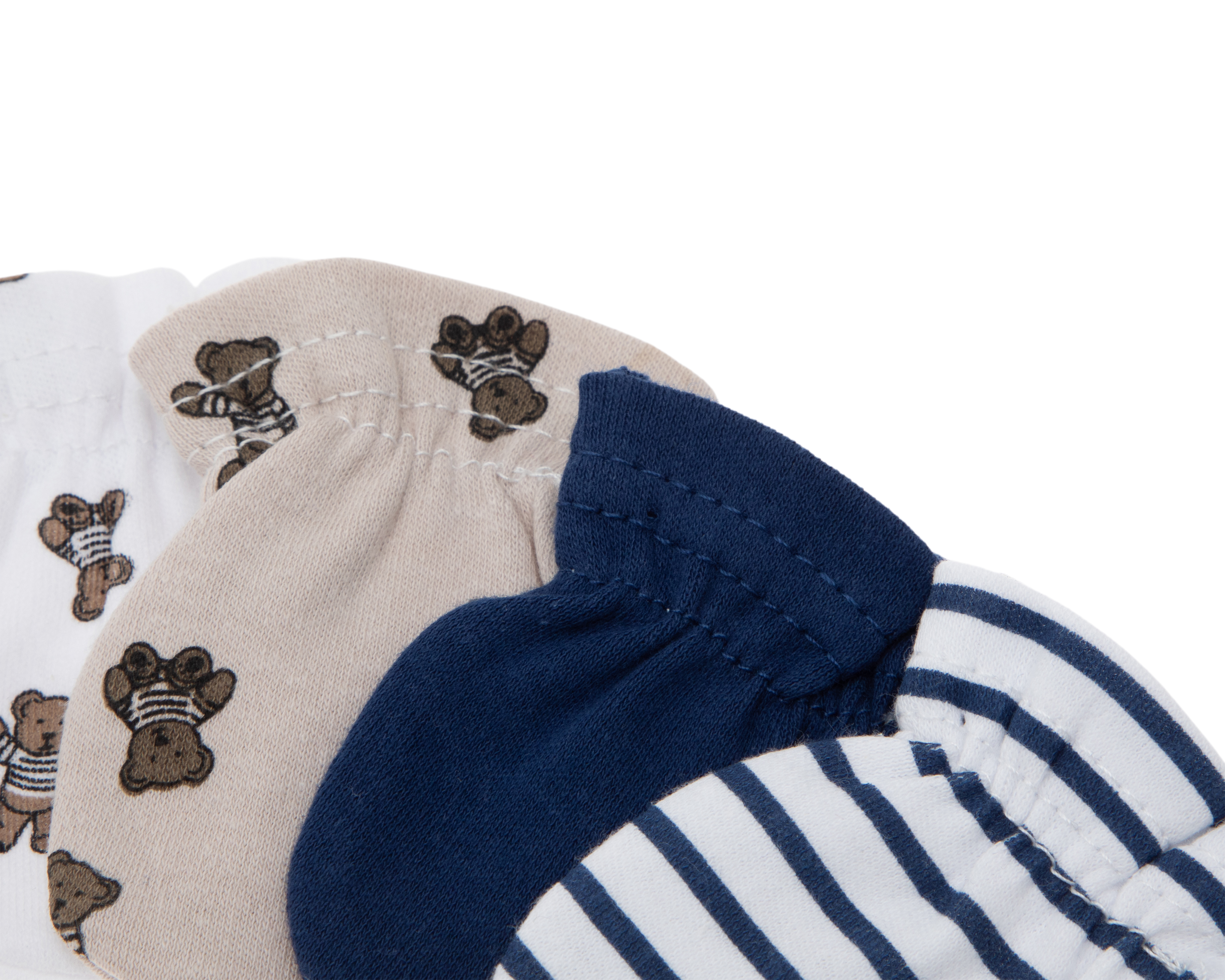 Foto 3 | Foto 3 | Guantes de Algodón para Bebé Niño Baby Colors 4 Pares