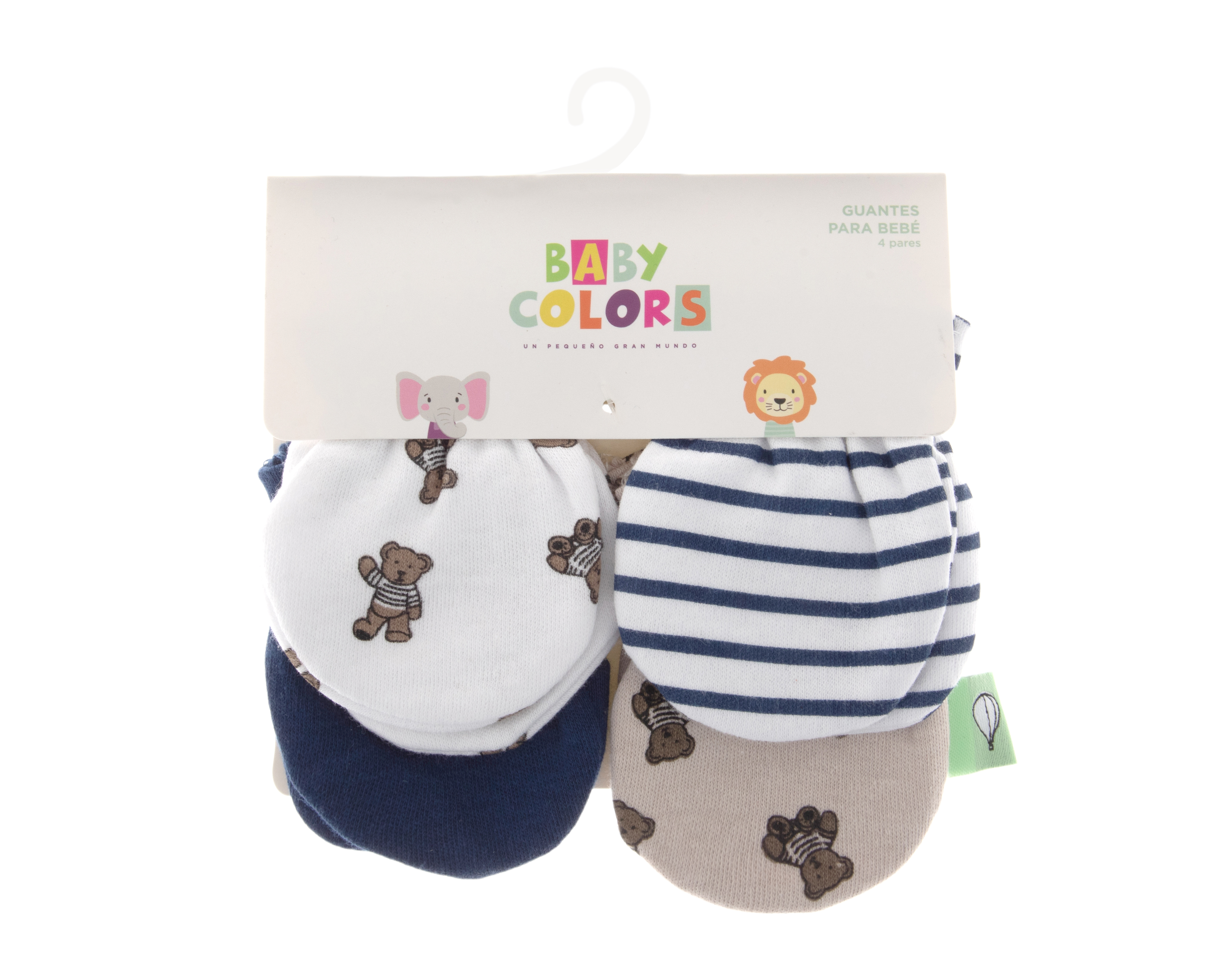 Foto 4 | Foto 4 | Guantes de Algodón para Bebé Niño Baby Colors 4 Pares