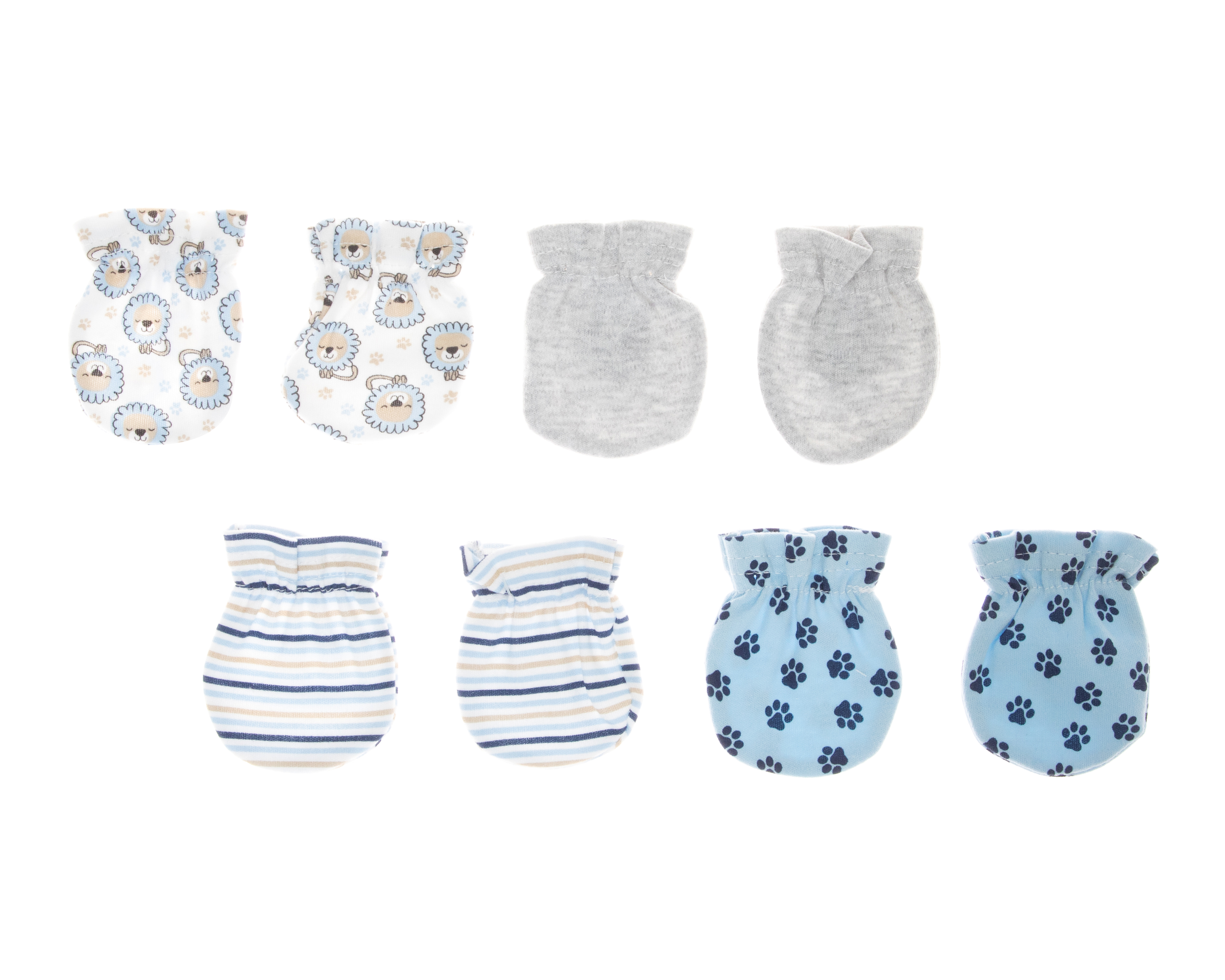 Foto 3 pulgar | Foto 2 | Guantes de Algodón para Bebé Niño Baby Colors 4 Pares