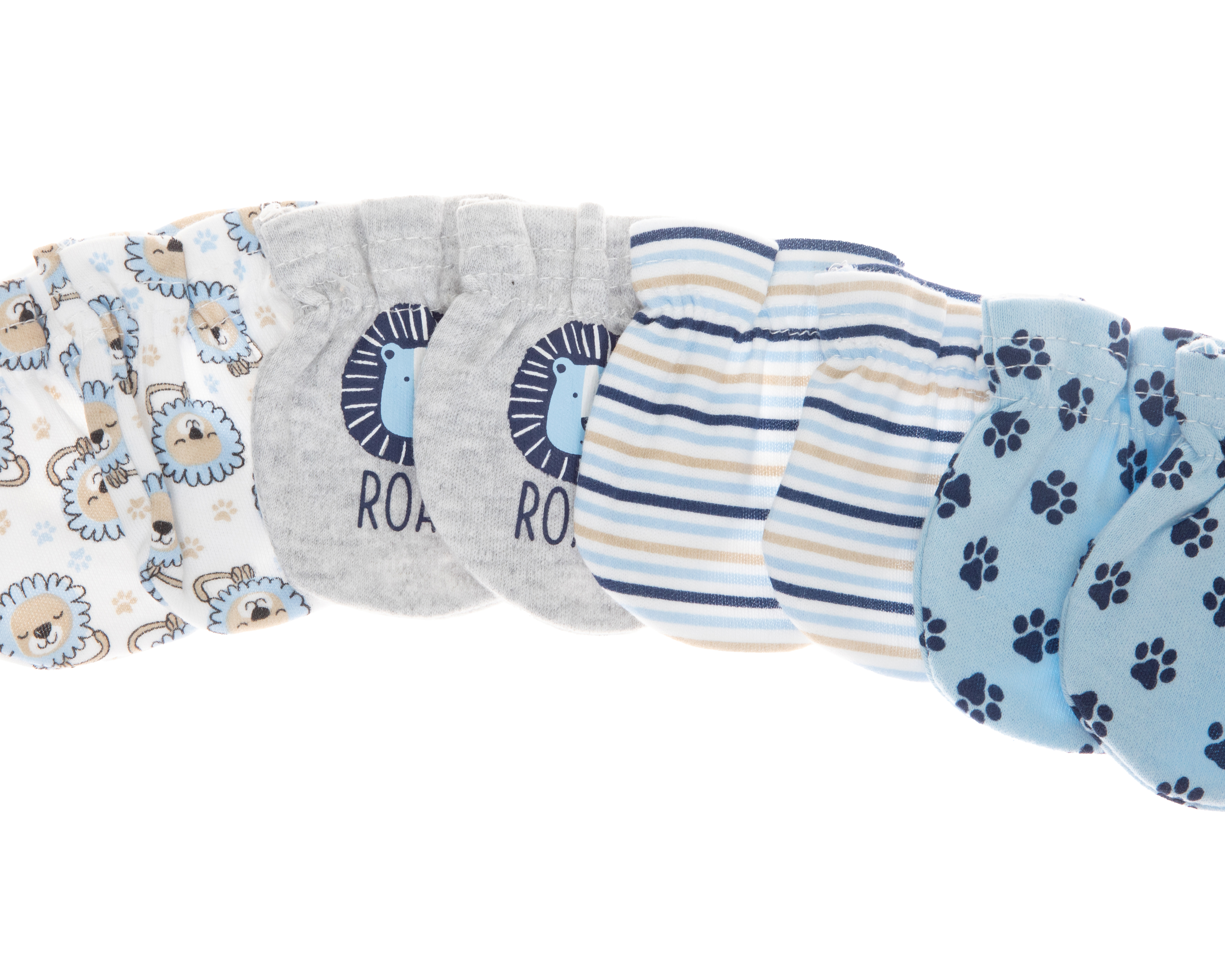 Foto 4 pulgar | Foto 3 | Guantes de Algodón para Bebé Niño Baby Colors 4 Pares