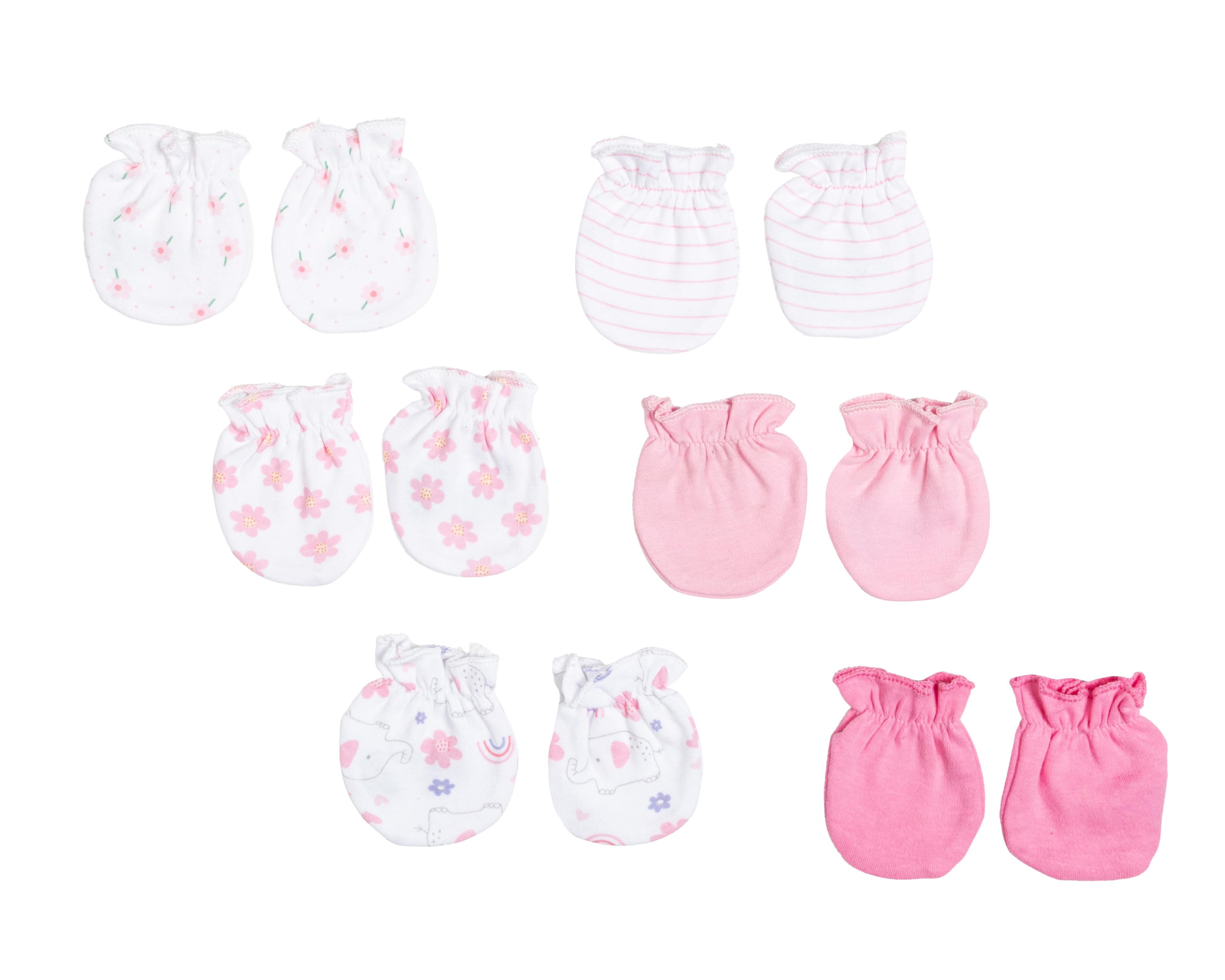 Guantes Baby Colors para Bebé Niña 6 Pares