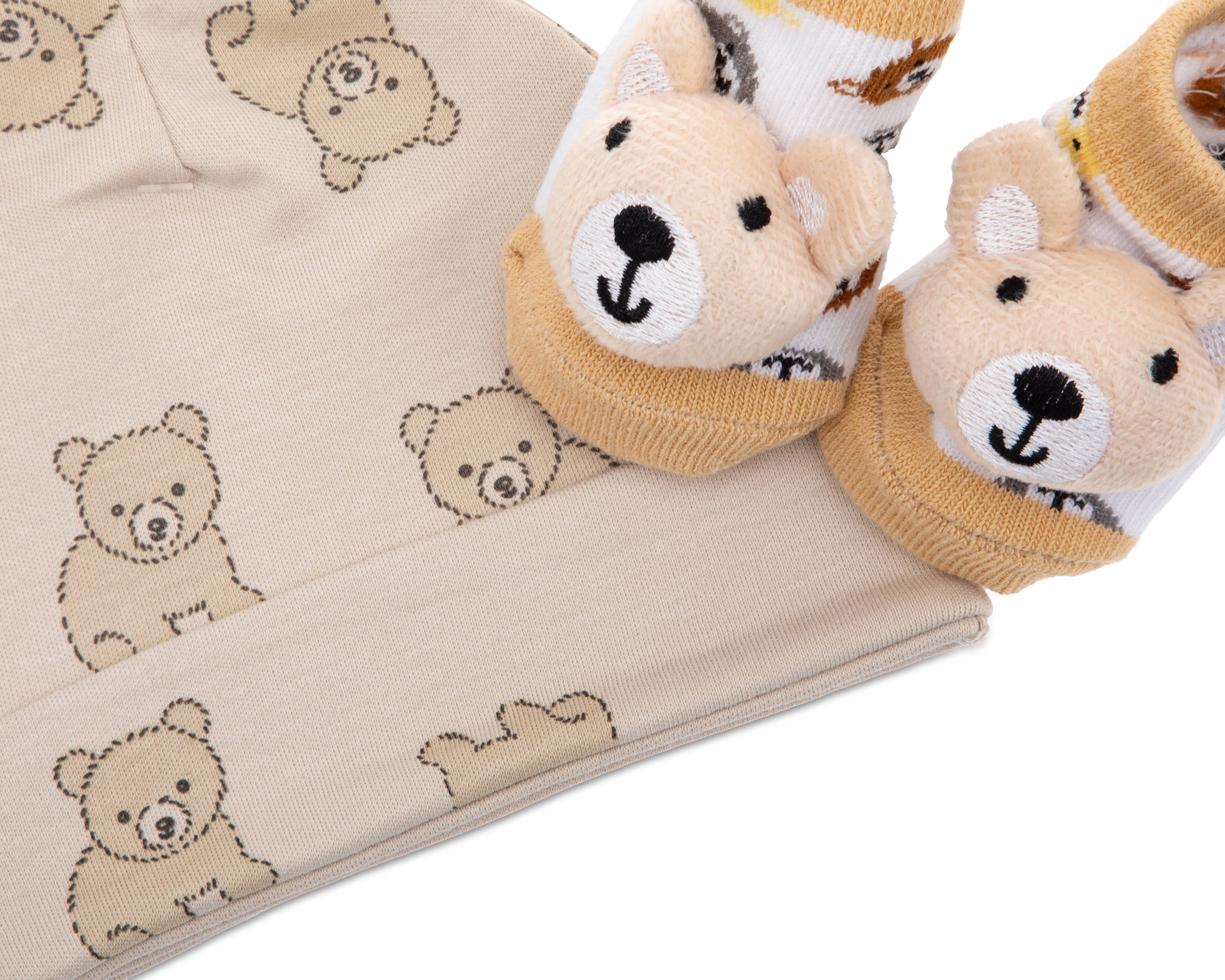 Foto 4 | Foto 4 | Gorro y Pantuflas para Bebé Niño Baby Colors 5 Piezas