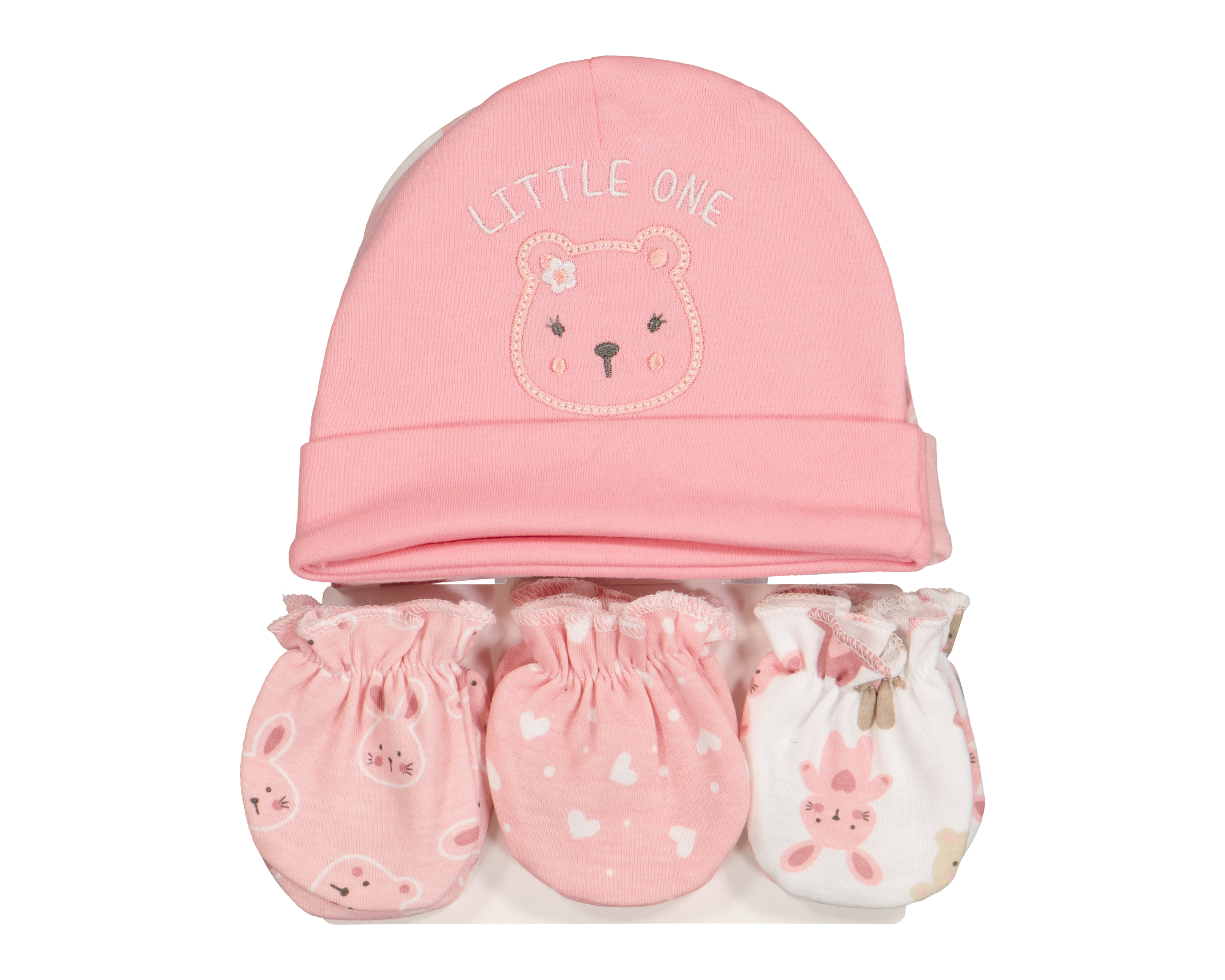 Foto 5 | Foto 5 | Gorro y Guantes para Bebé Niña Baby Colors 6 Piezas