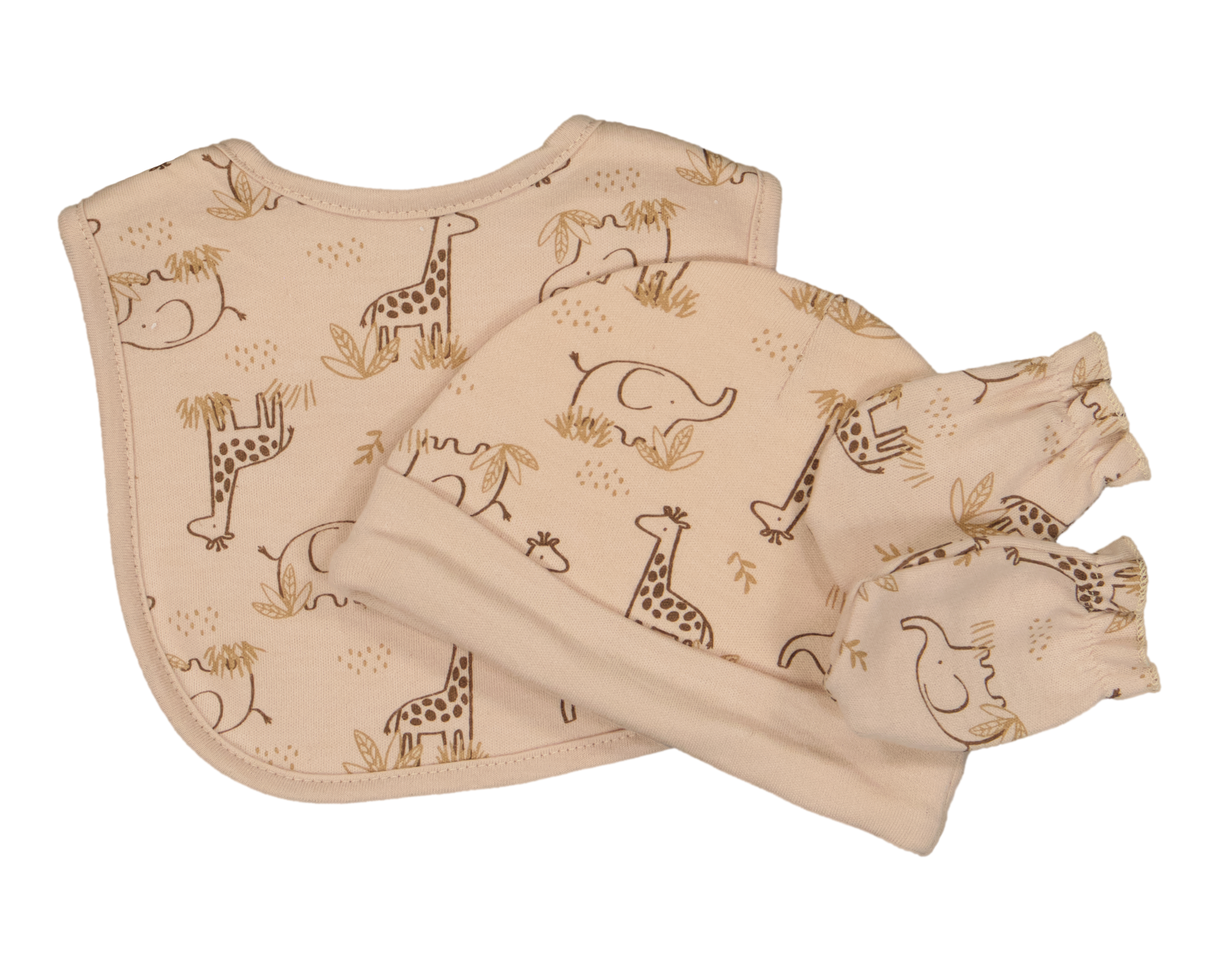 Foto 4 | Foto 4 | Gorro, Guantes y Babero para Bebé Baby Colors 6 Piezas