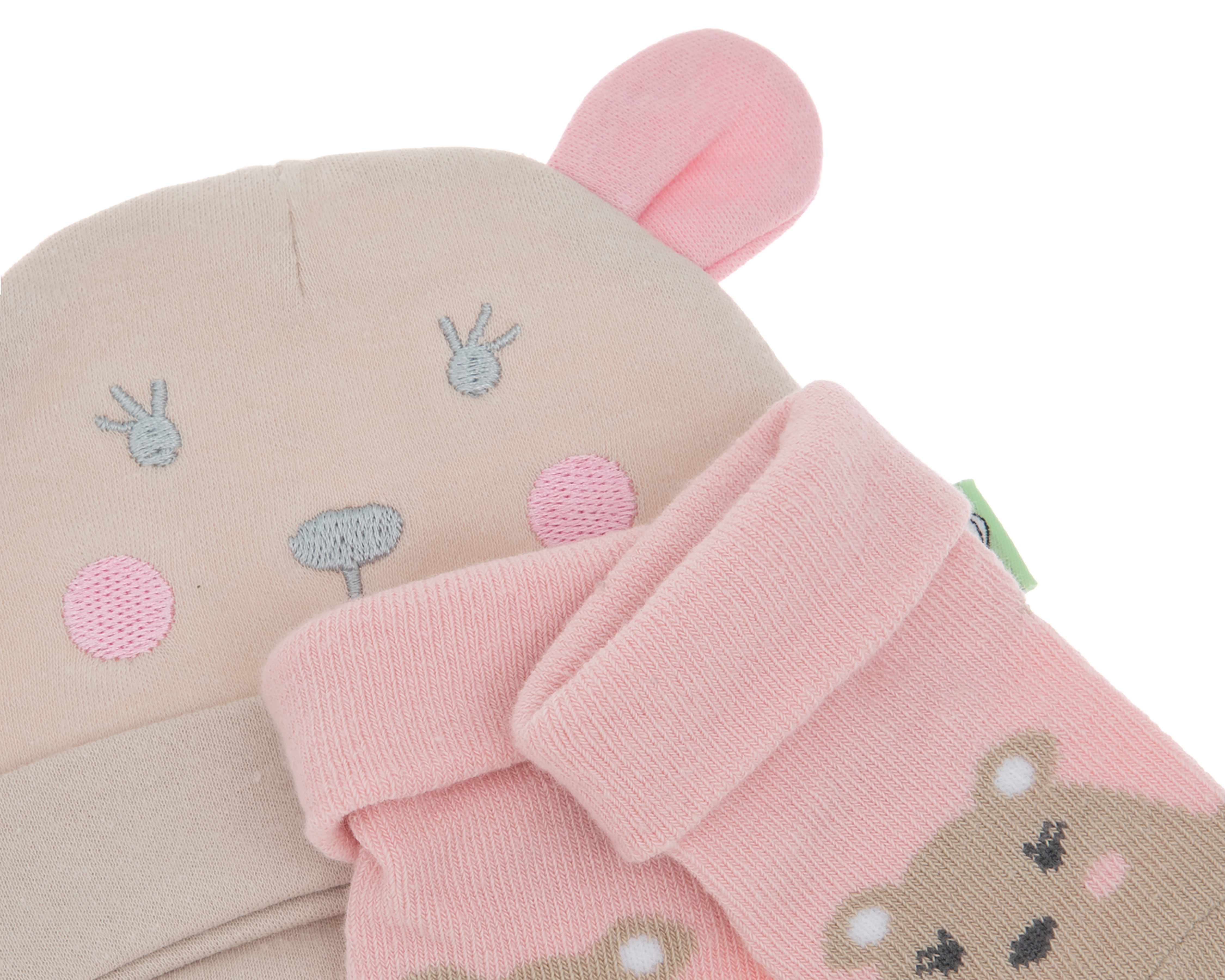 Foto 5 pulgar | Foto 4 | Gorro y Guantes para Bebé Niña Baby Colors con Calcetas 9 Piezas