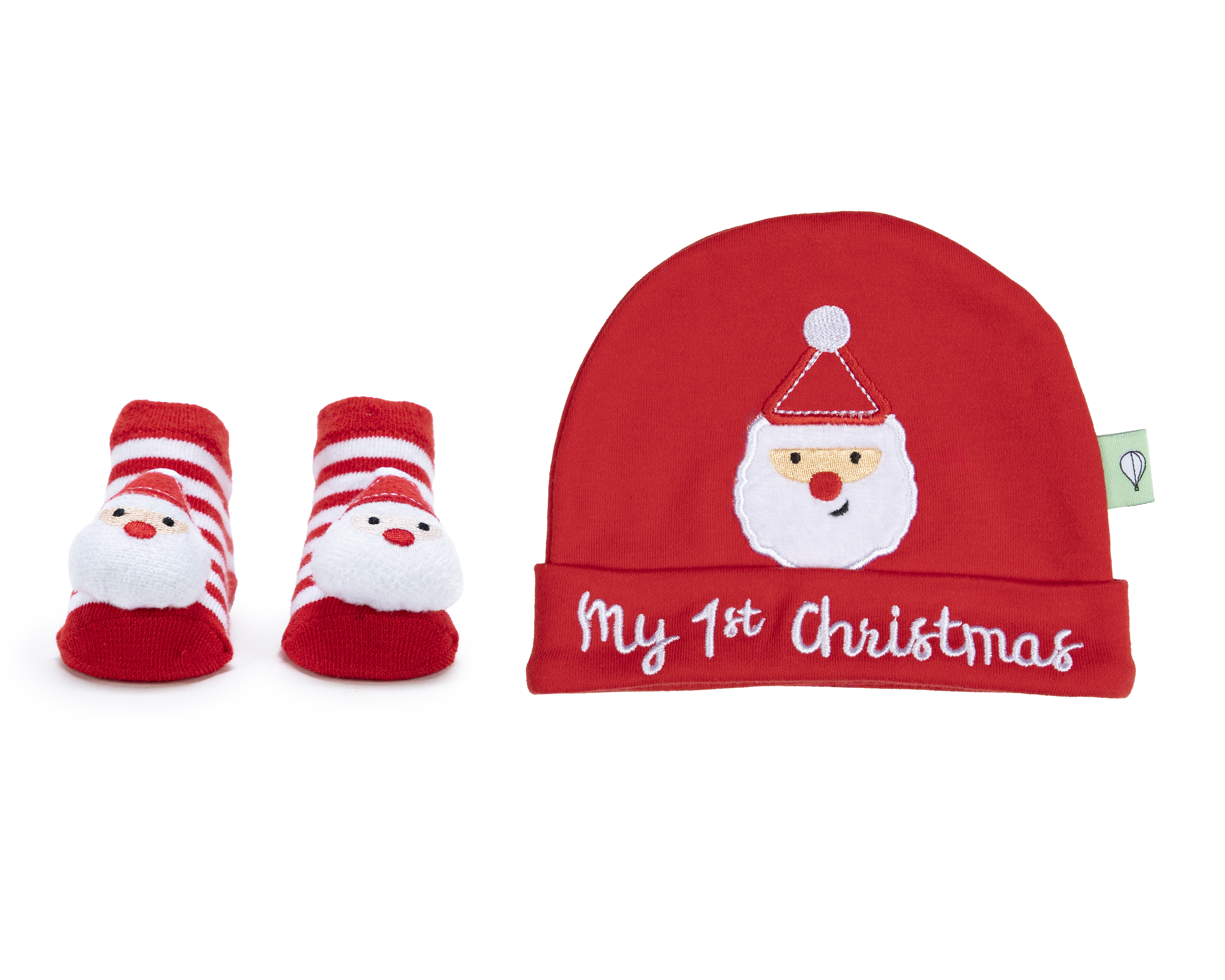 Gorro y Calcetines de Algodón para Bebé Baby Colors