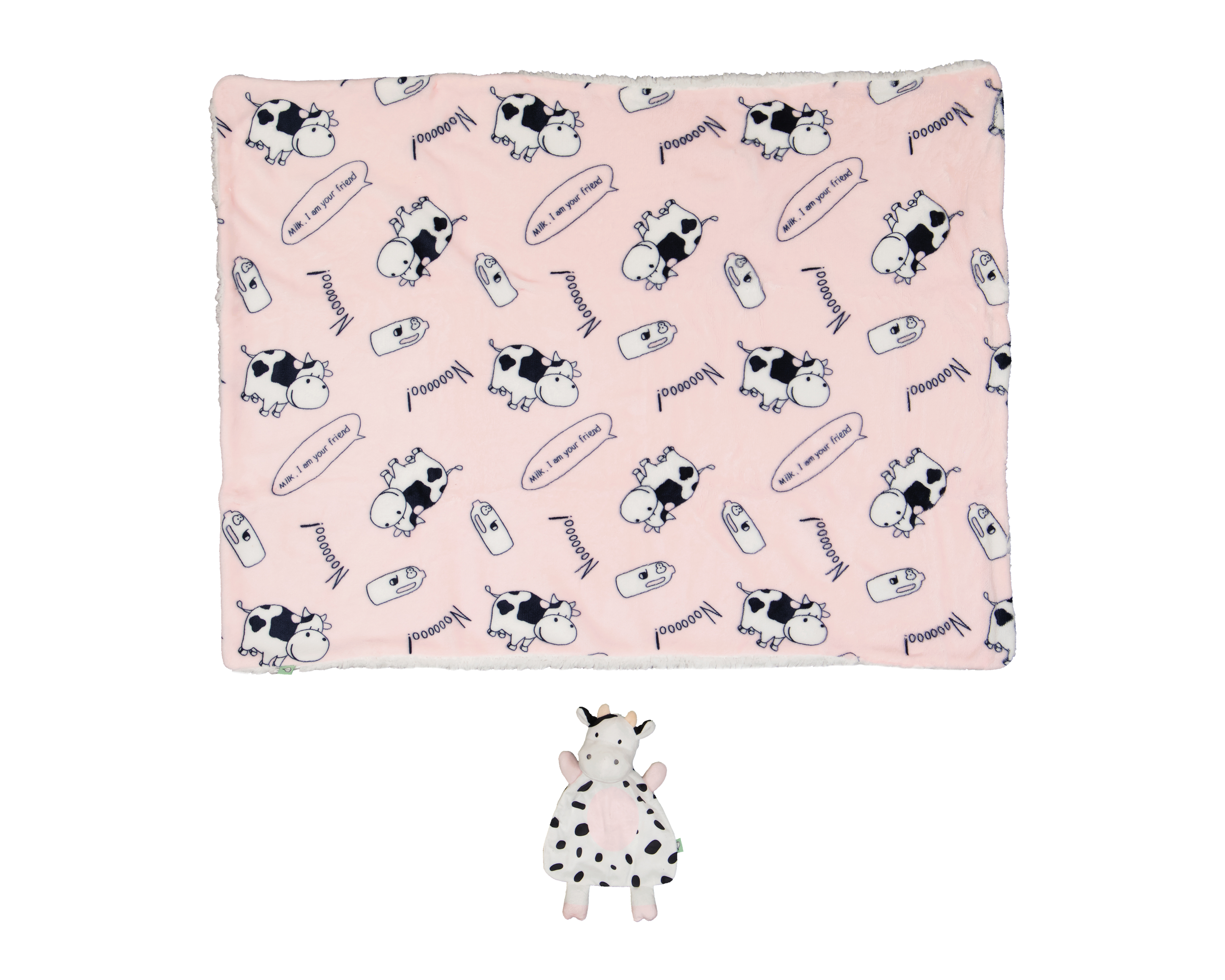 Manta para Bebé Baby Colors Rosa 2 Piezas