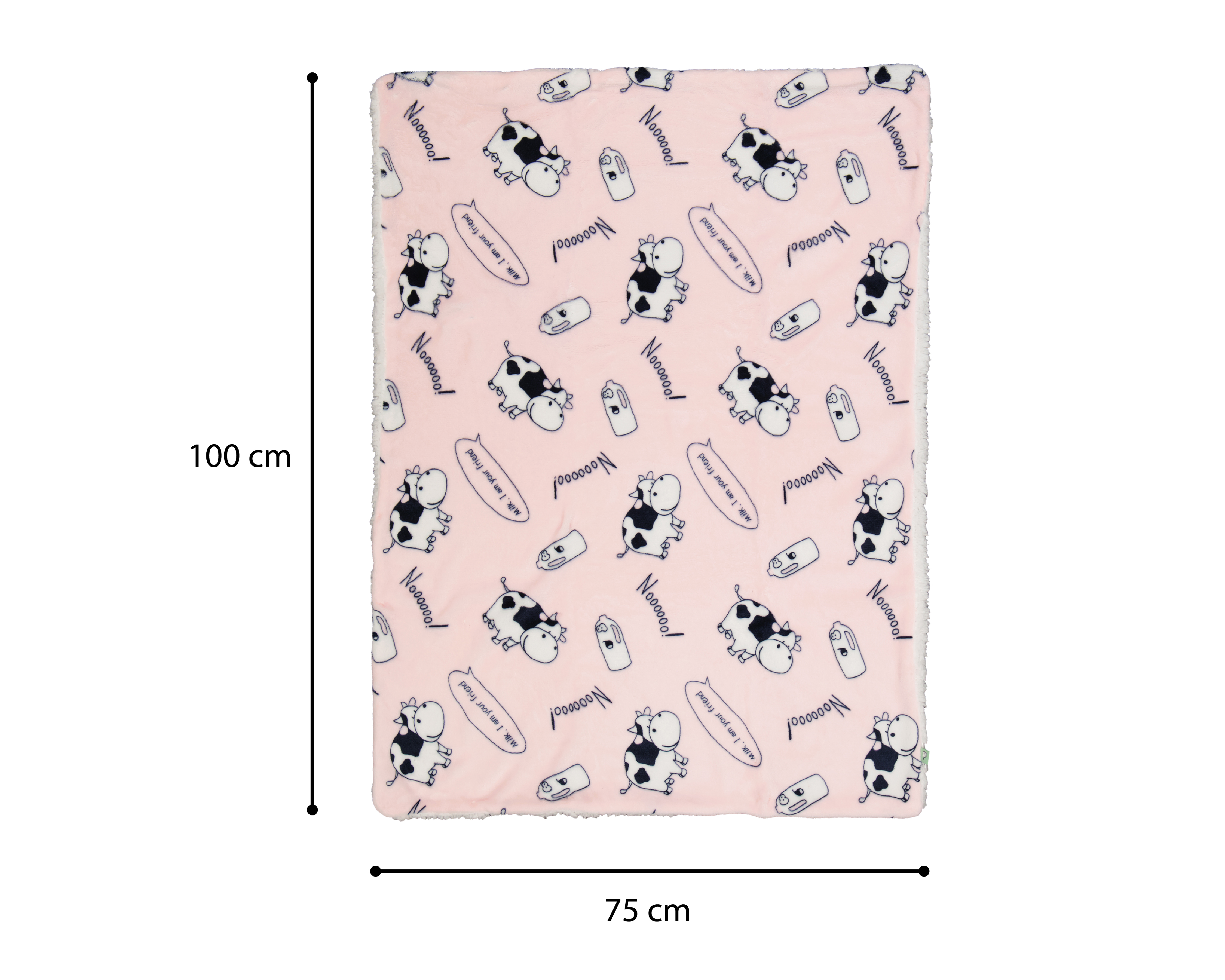 Foto 7 pulgar | Foto 6 | Manta para Bebé Baby Colors Rosa 2 Piezas