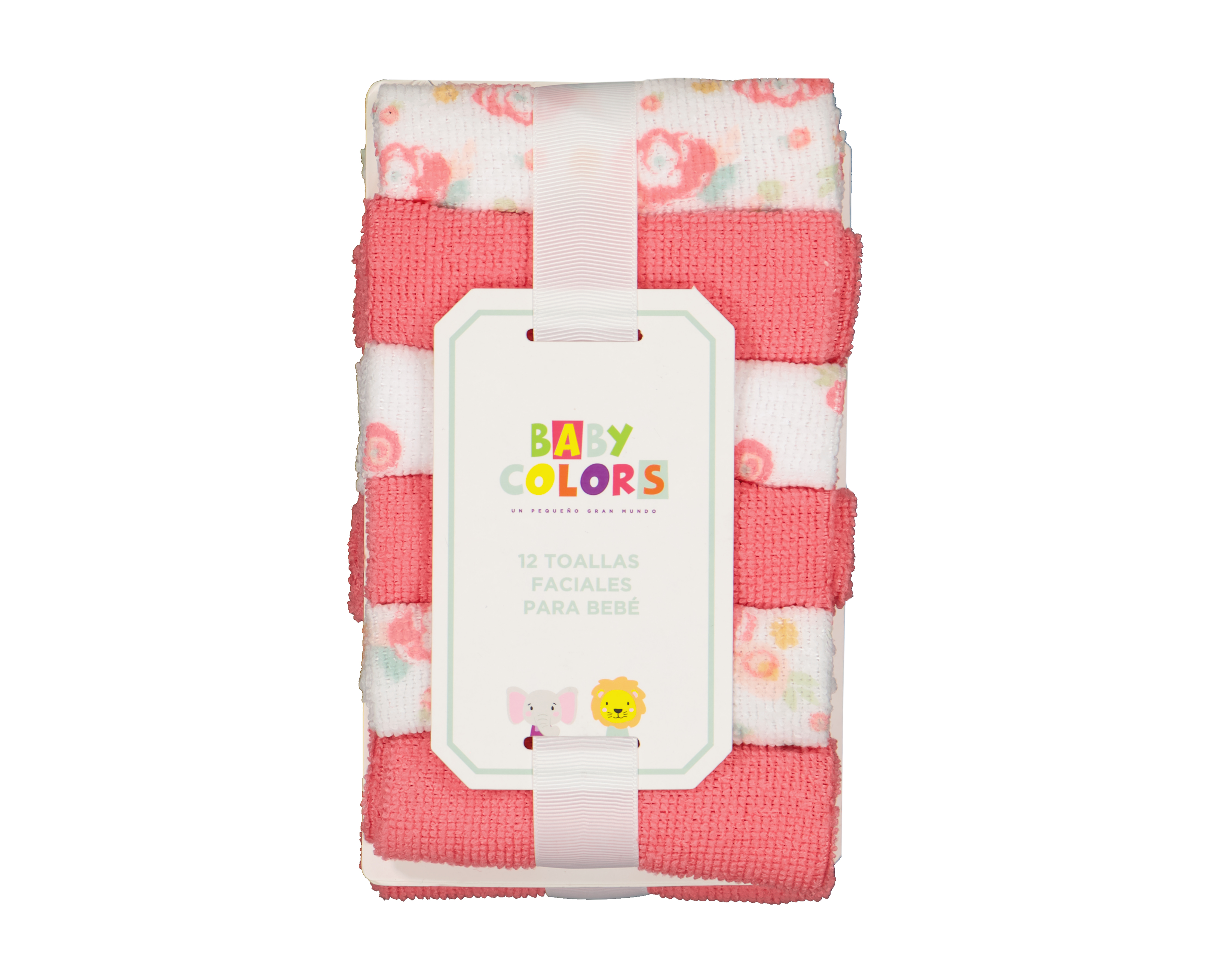 Foto 6 | Foto 6 | Toallitas Faciales para Bebé Baby Colors Estampadas y Lisas 12 Piezas
