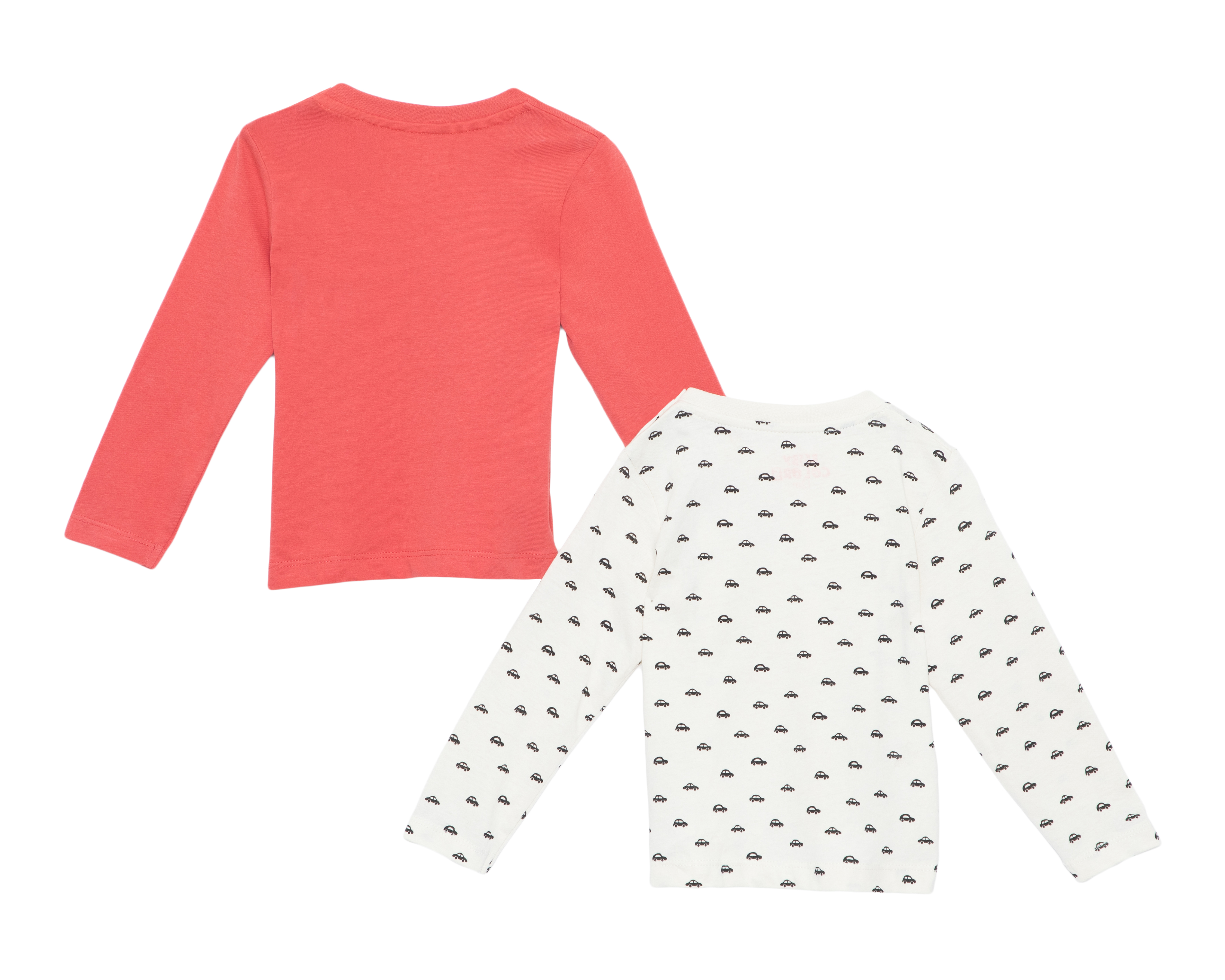 Foto 3 pulgar | Foto 2 | Playera para Bebé  Baby Colors de Algodón Manga Larga 2 Piezas