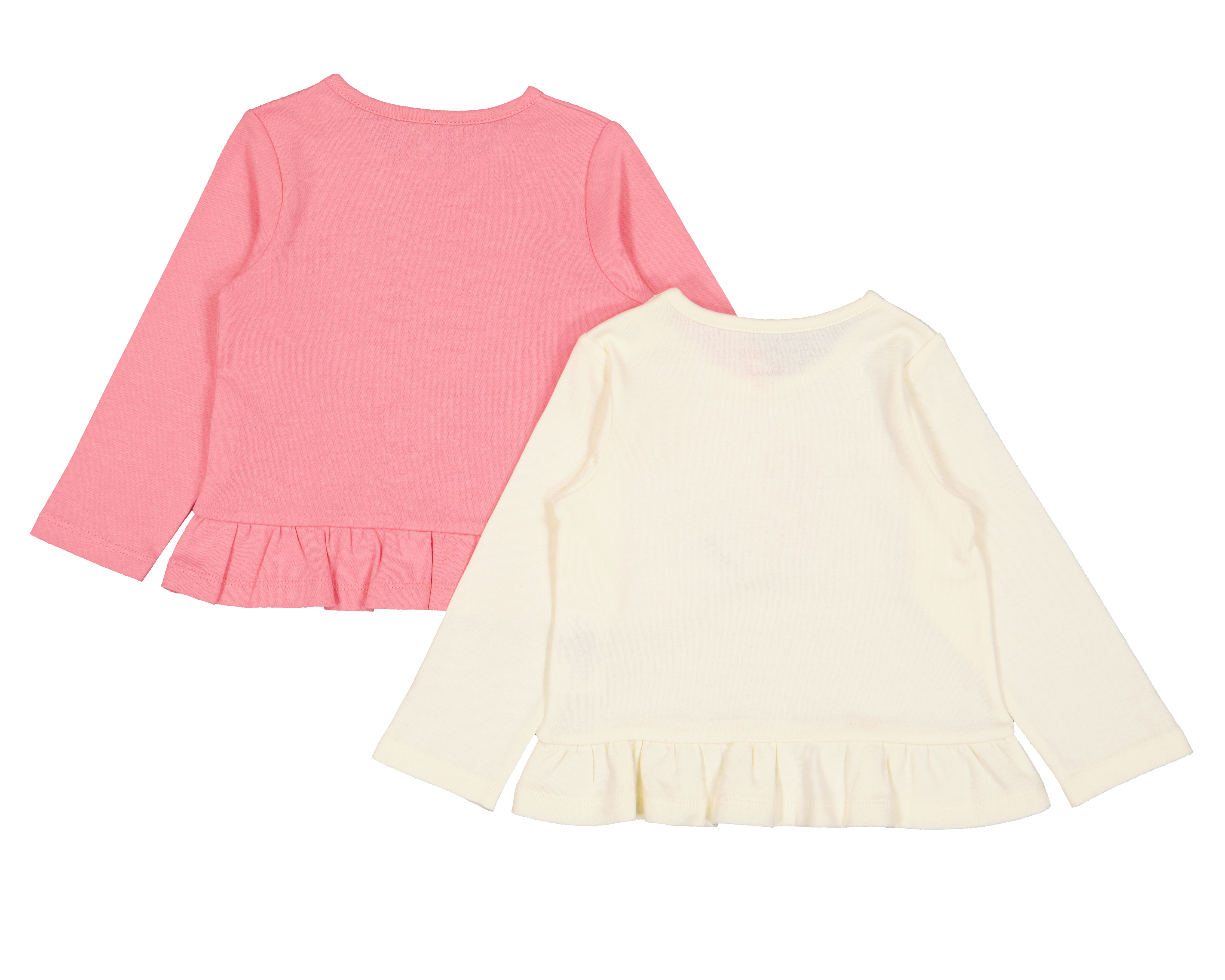 Foto 2 | Foto 2 | Playera para Bebé Niña Baby Colors de Algodón Manga Larga 2 Piezas