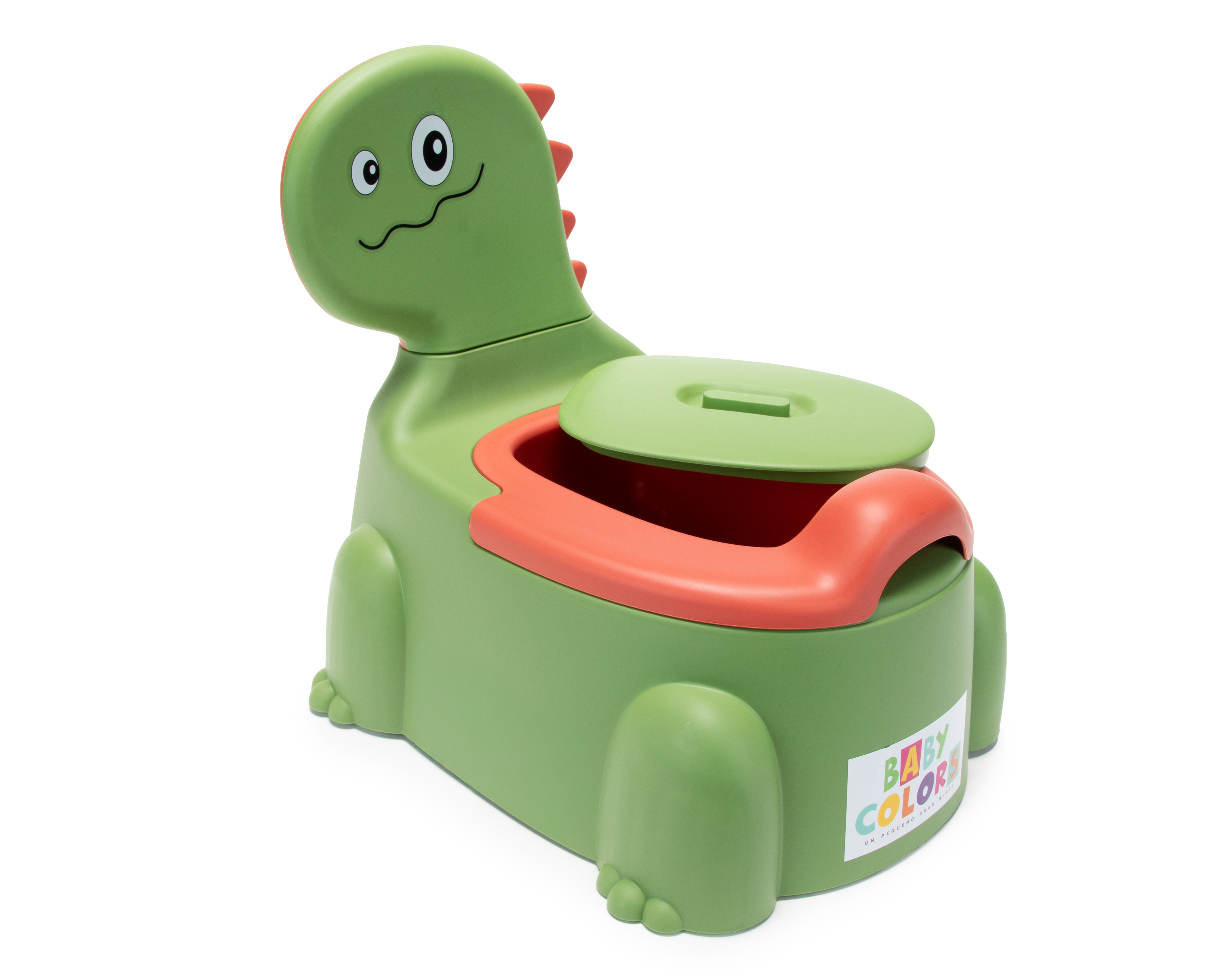 Foto 2 pulgar | Foto 1 | Baño Entrenador Baby Colors de Dinosaurio