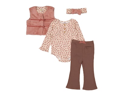Foto 1 | Foto 1 | Conjunto para Bebé Niña Baby Colors 4 Piezas