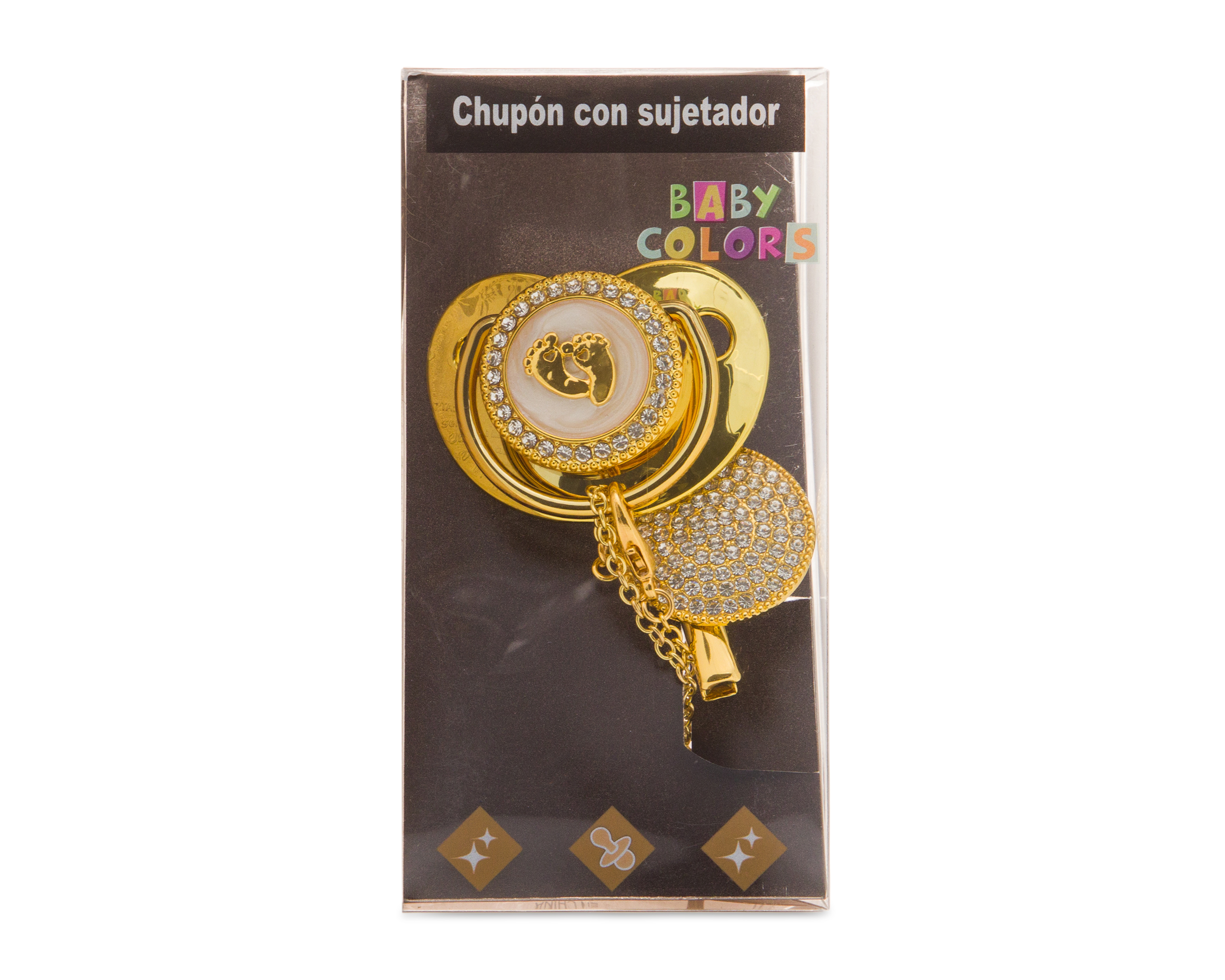 Chupón con Sujetador Baby Colors