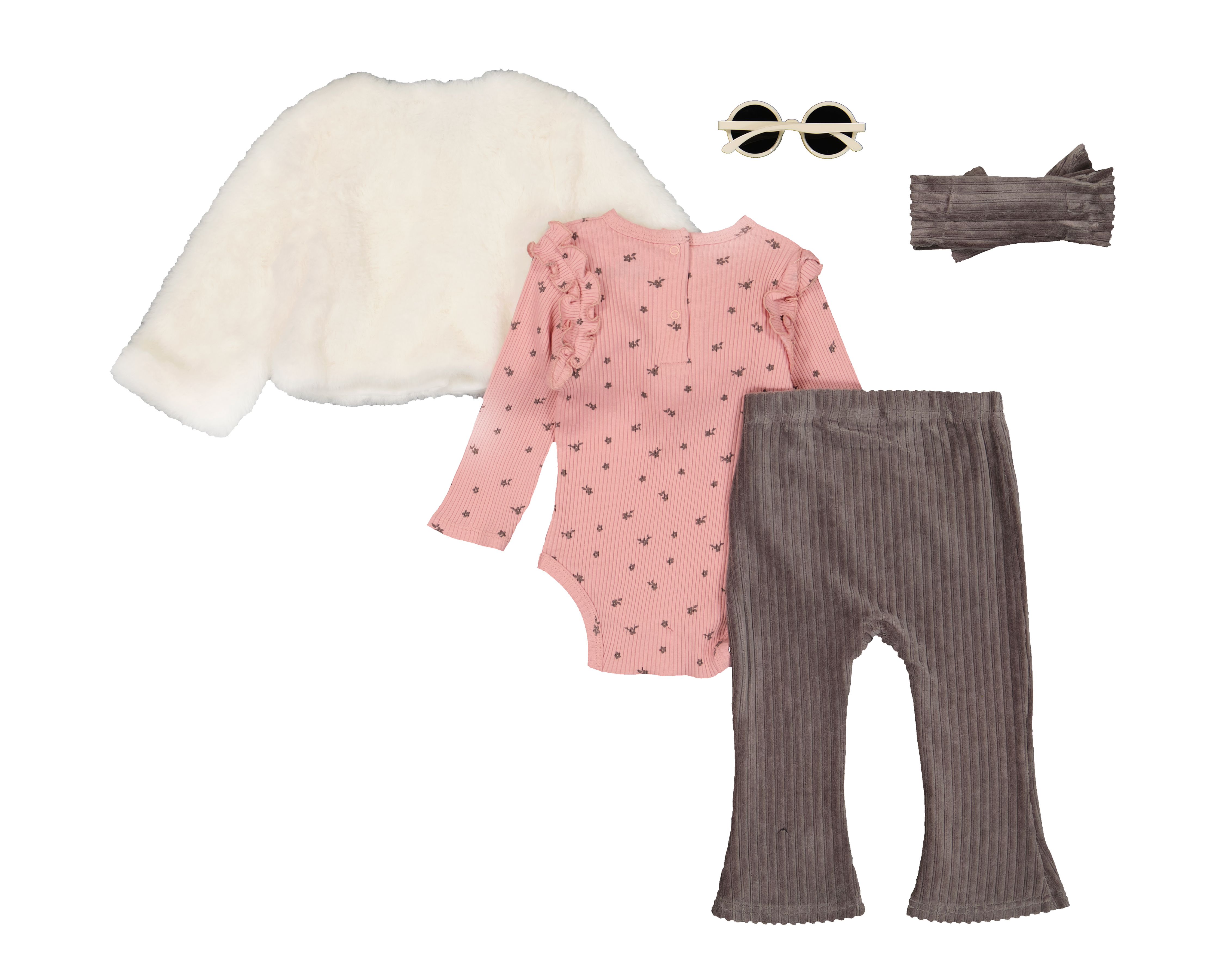 Foto 3 pulgar | Foto 2 | Conjunto para Bebé Niña Baby Colors 5 Piezas