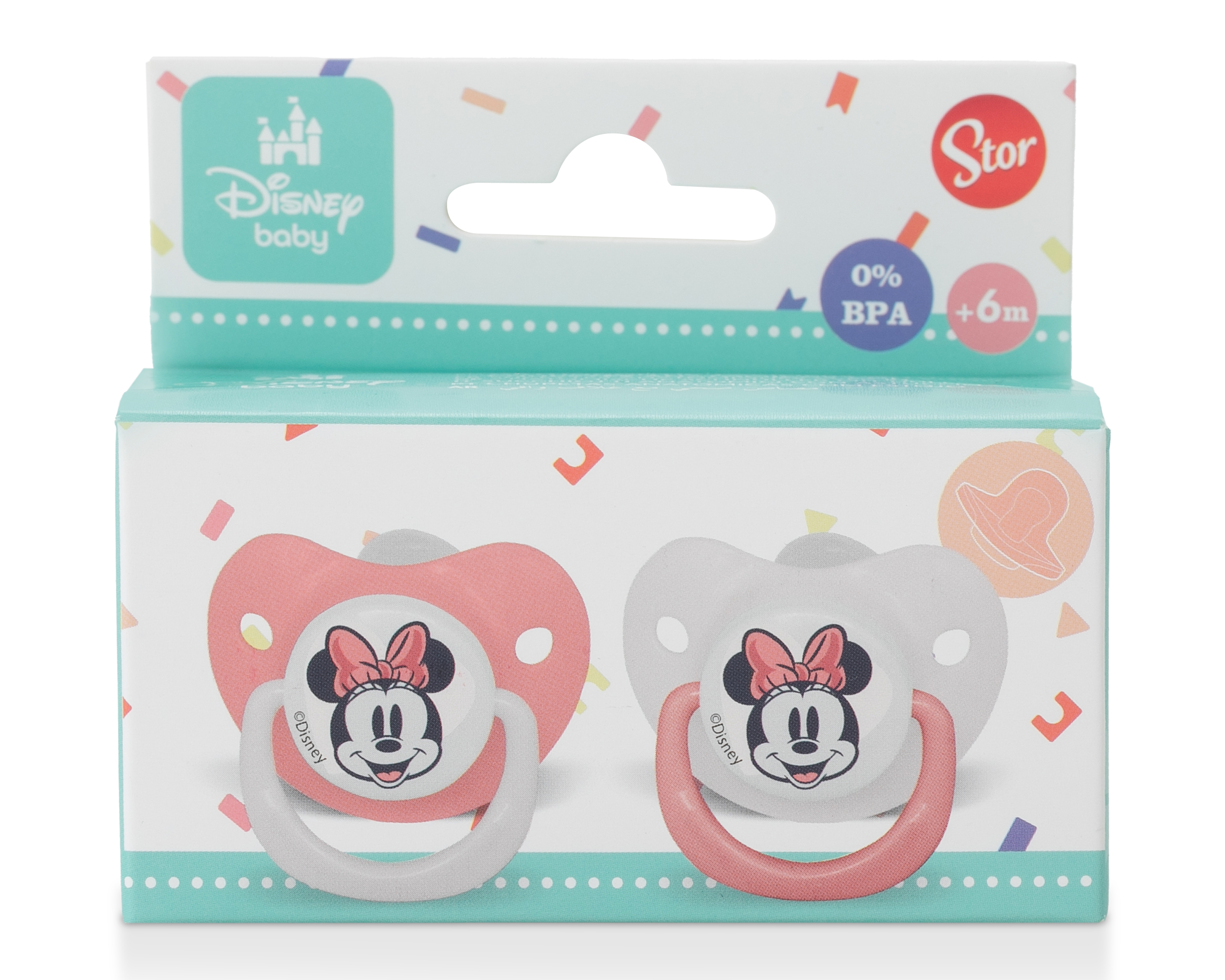 Chupones Minnie Mouse Disney 2 Piezas