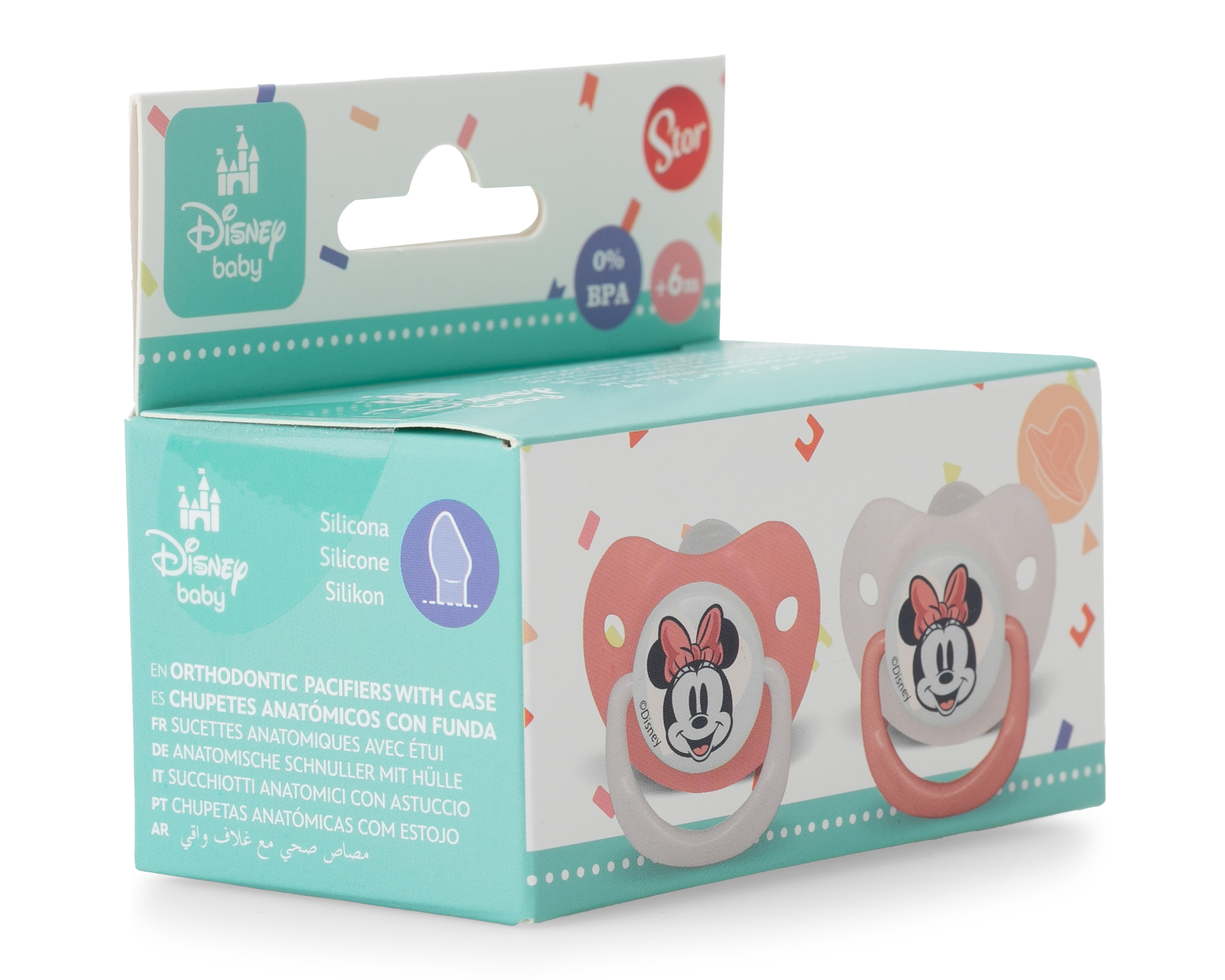 Foto 4 pulgar | Foto 3 | Chupones Minnie Mouse Disney 2 Piezas