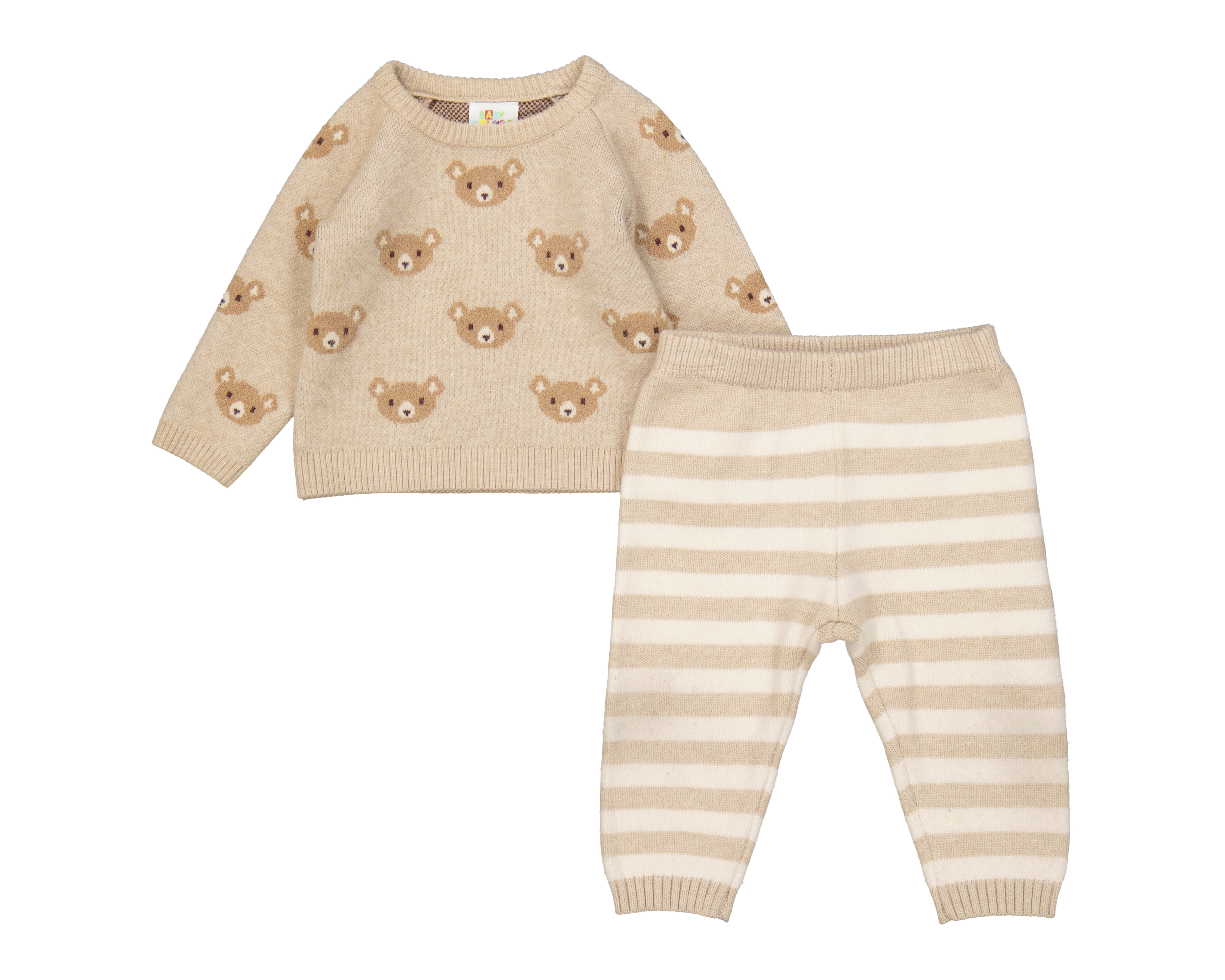 Foto 2 pulgar | Foto 1 | Playera y Pantalón de Algodón para Bebé Niño Baby Colors