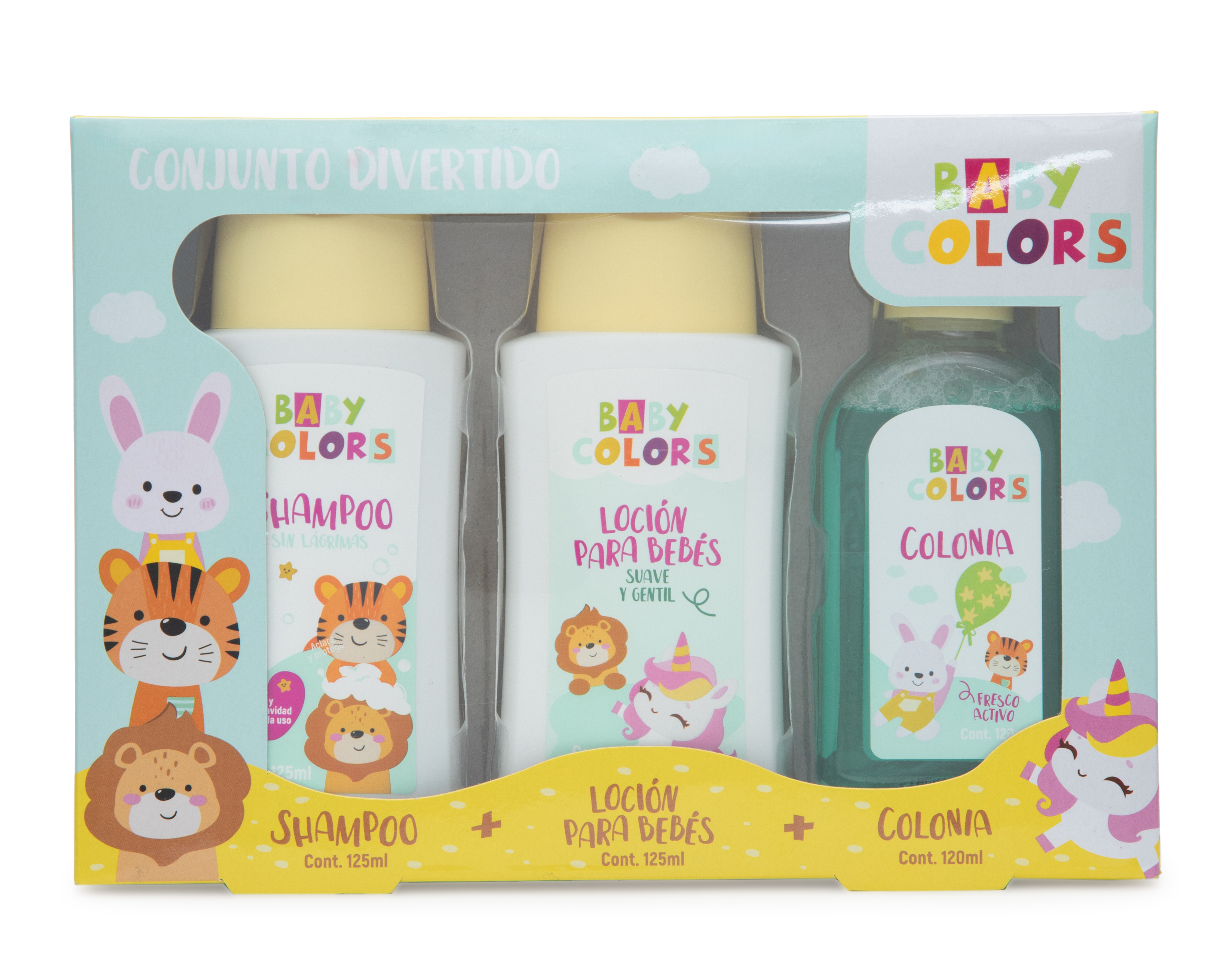 Foto 4 pulgar | Foto 3 | Kit de Cuidado Personal para Bebé Baby Colors 3 Piezas