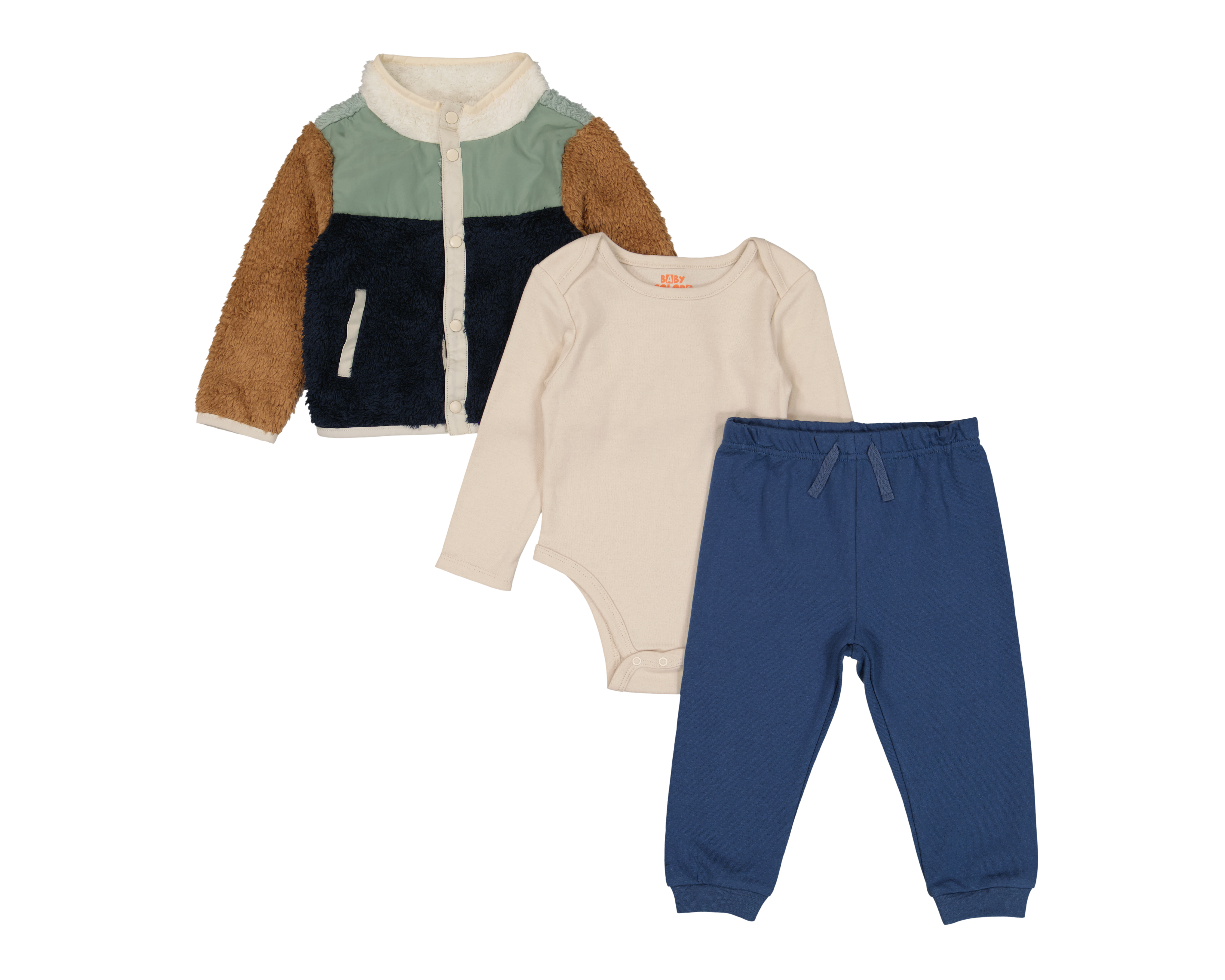 Foto 1 | Foto 1 | Conjunto para Bebé Niño Baby Colors 3 Piezas