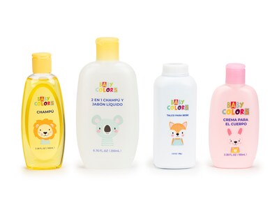 Foto 1 | Foto 1 | Kit de Higiene Baby Colors para Bebé 4 Piezas