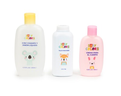 Foto 2 | Foto 2 | Kit de Higiene Baby Colors para Bebé 4 Piezas