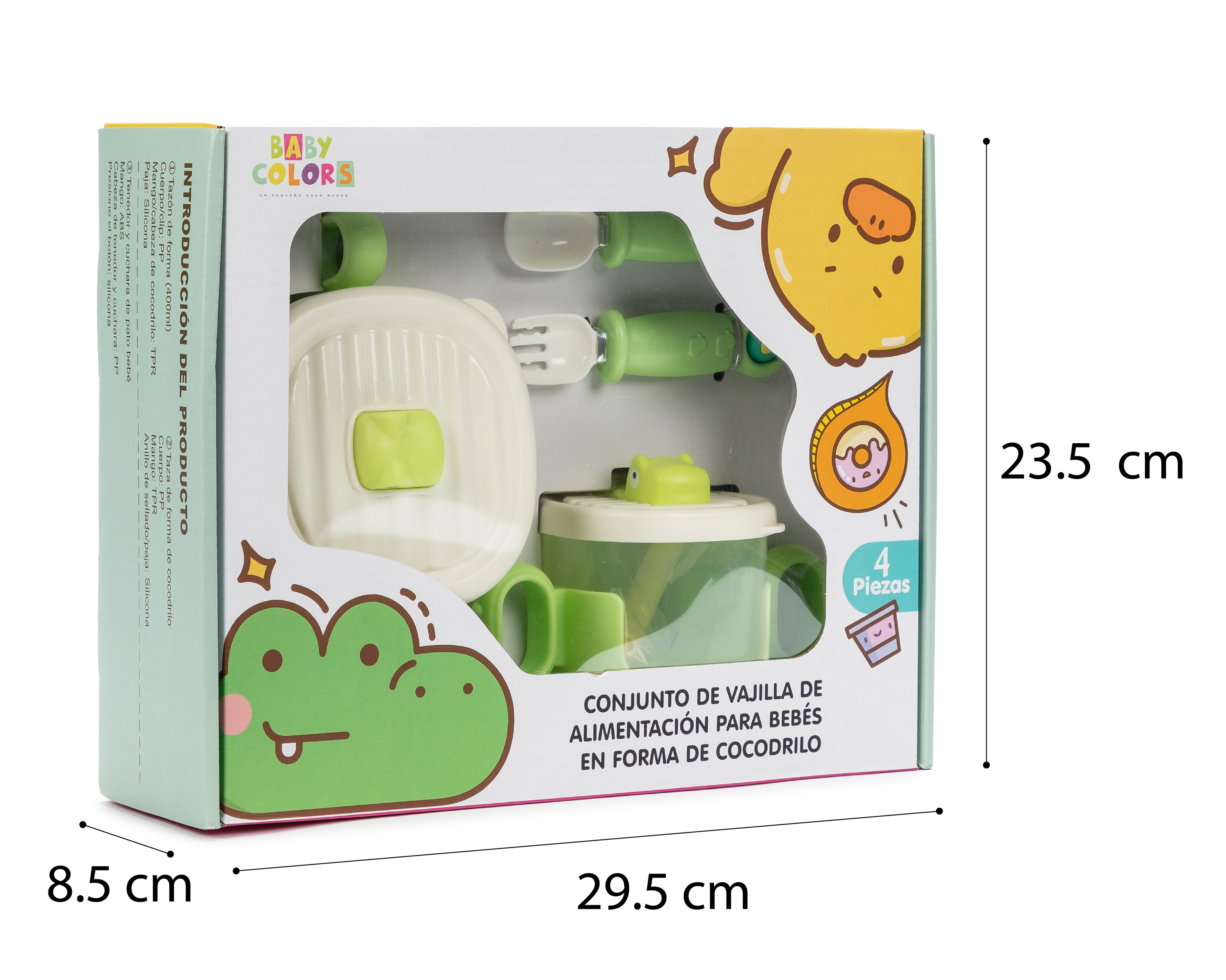 Foto 7 pulgar | Foto 6 | Kit de Alimentación para Bebé Baby Colors 4 Piezas