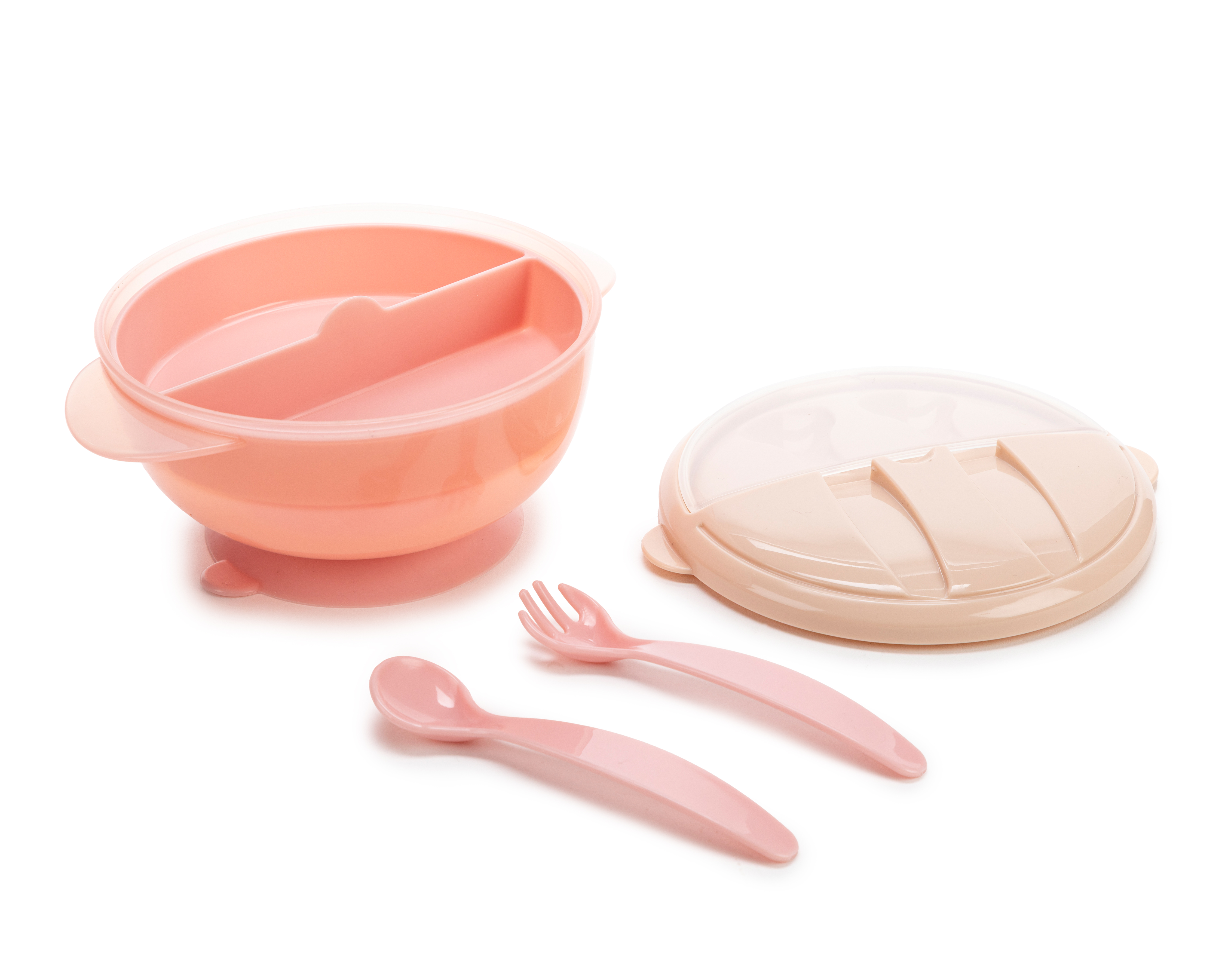 Foto 3 pulgar | Foto 2 | Plato Entrenador para Bebé Baby Colors con Cubiertos