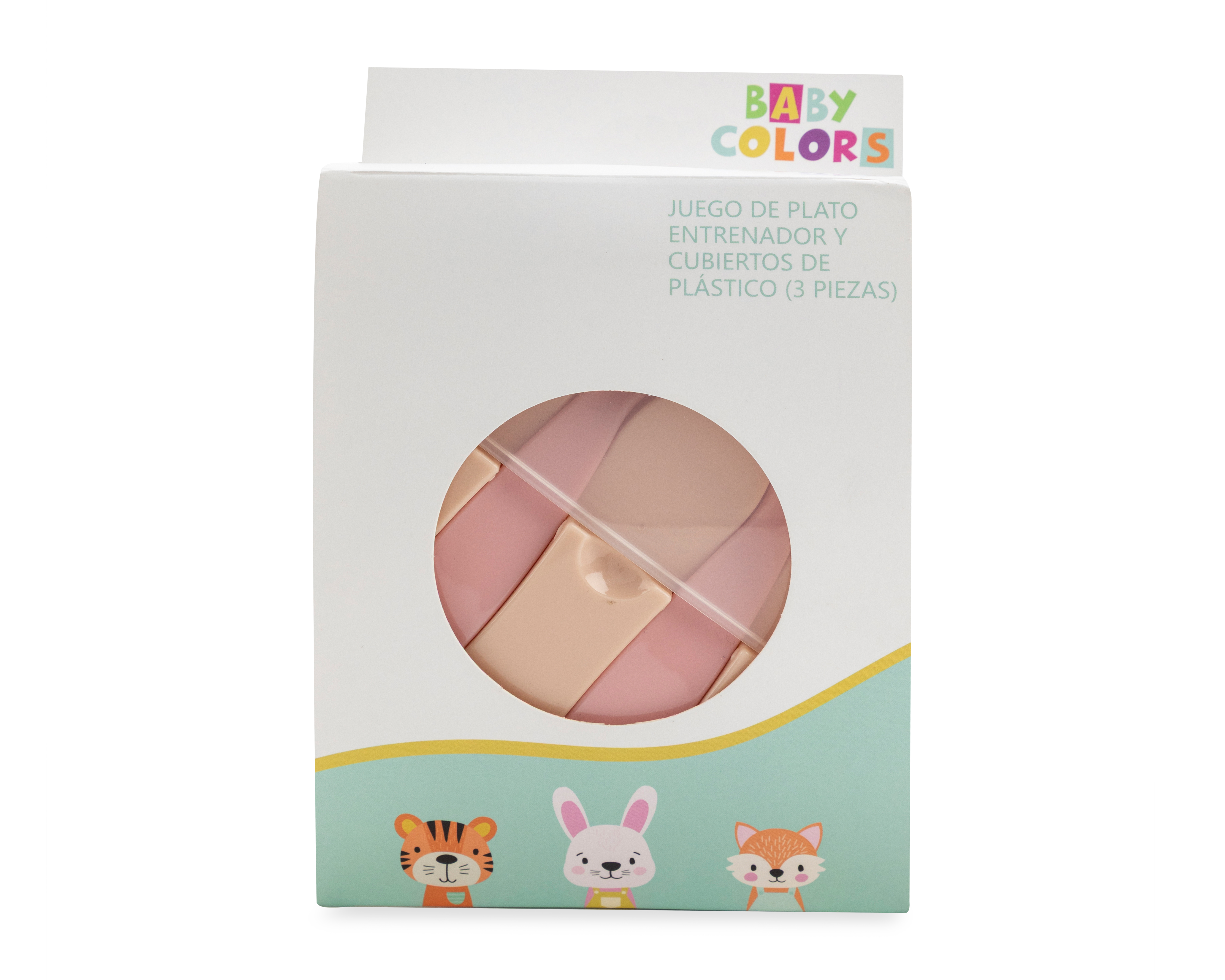 Foto 4 | Foto 4 | Plato Entrenador para Bebé Baby Colors con Cubiertos