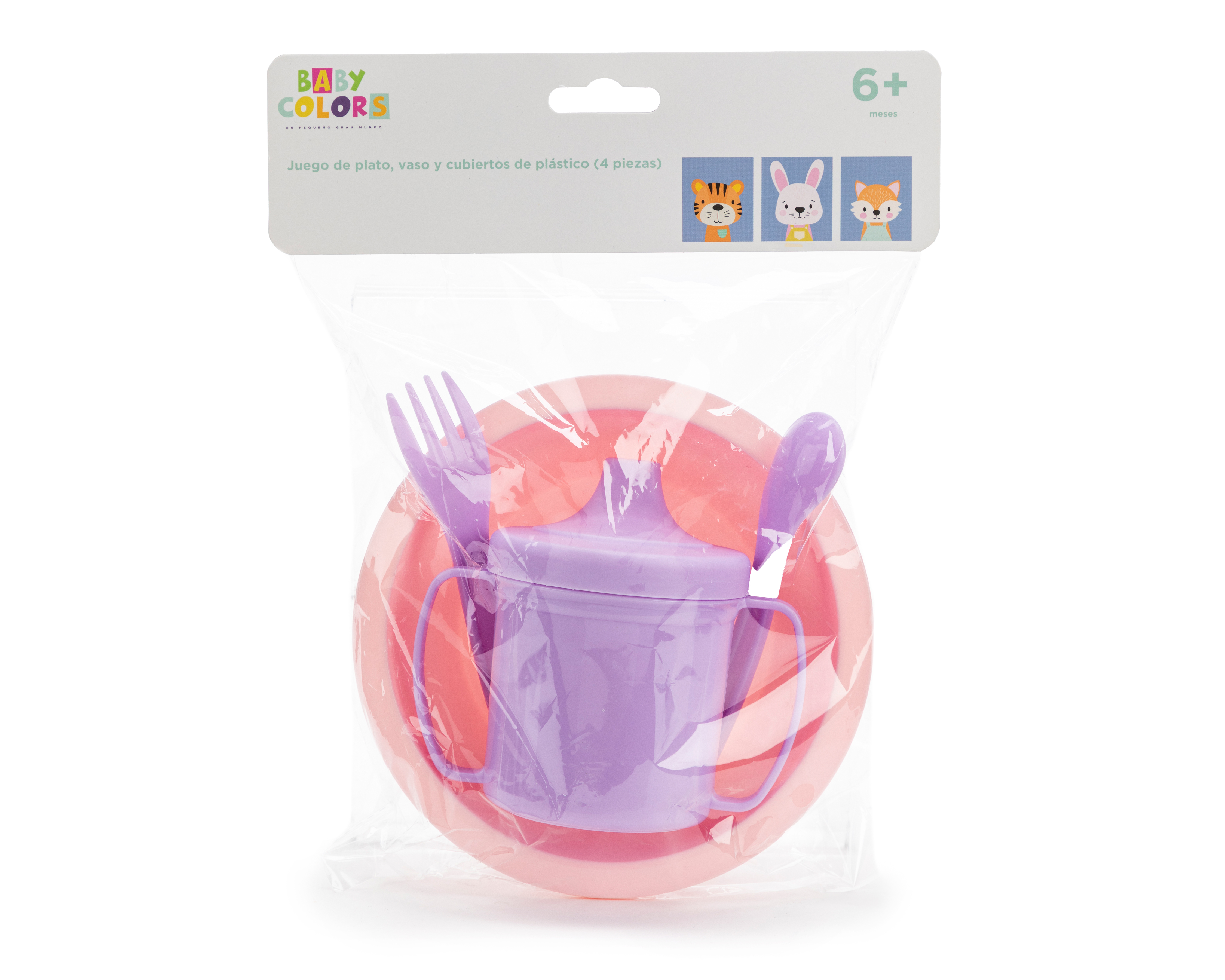 Foto 5 pulgar | Foto 4 | Set de Alimentación para Bebé Baby Colors 4 Piezas