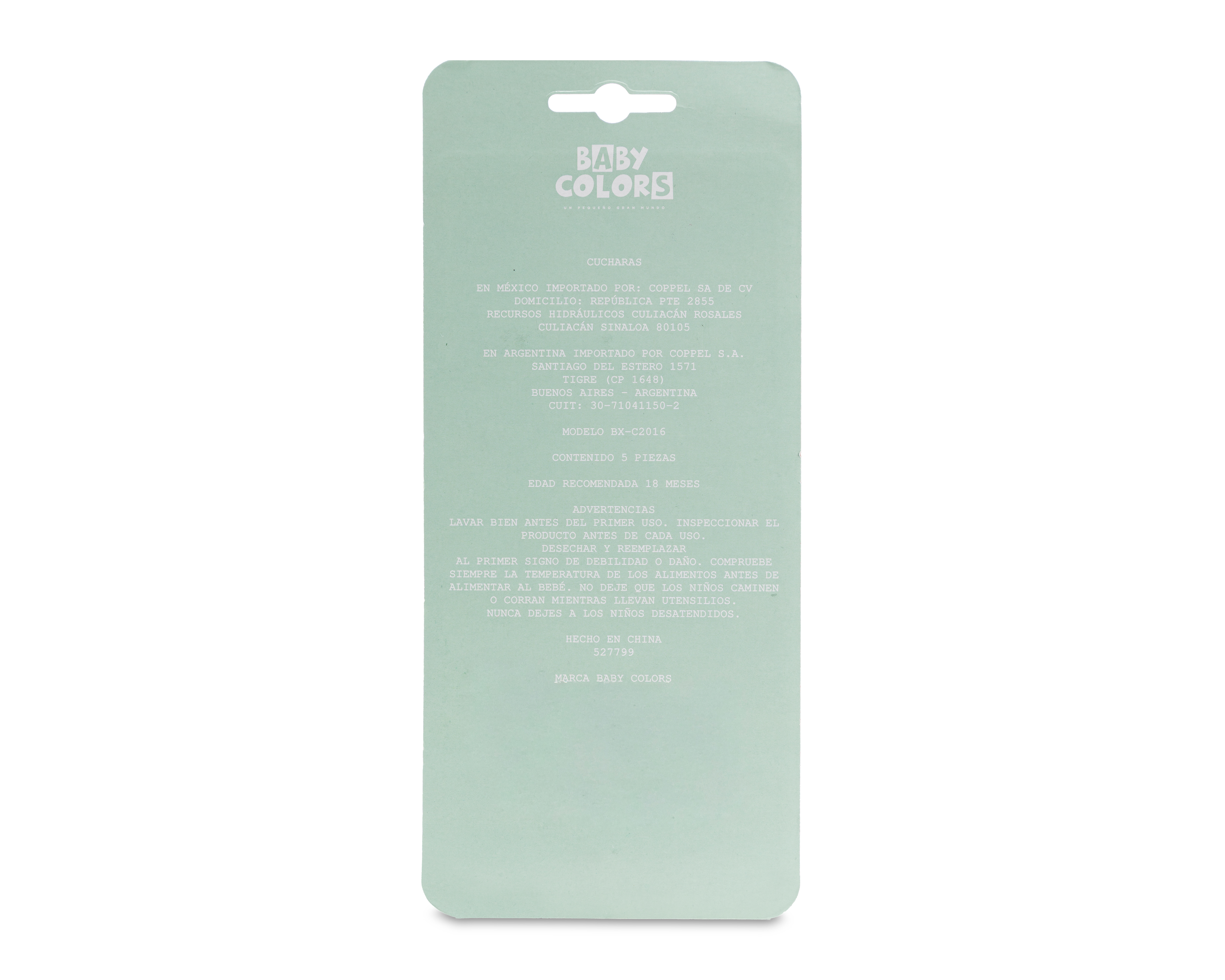 Foto 3 pulgar | Foto 2 | Juego de Cucharas Baby Colors de Plástico 5 Piezas