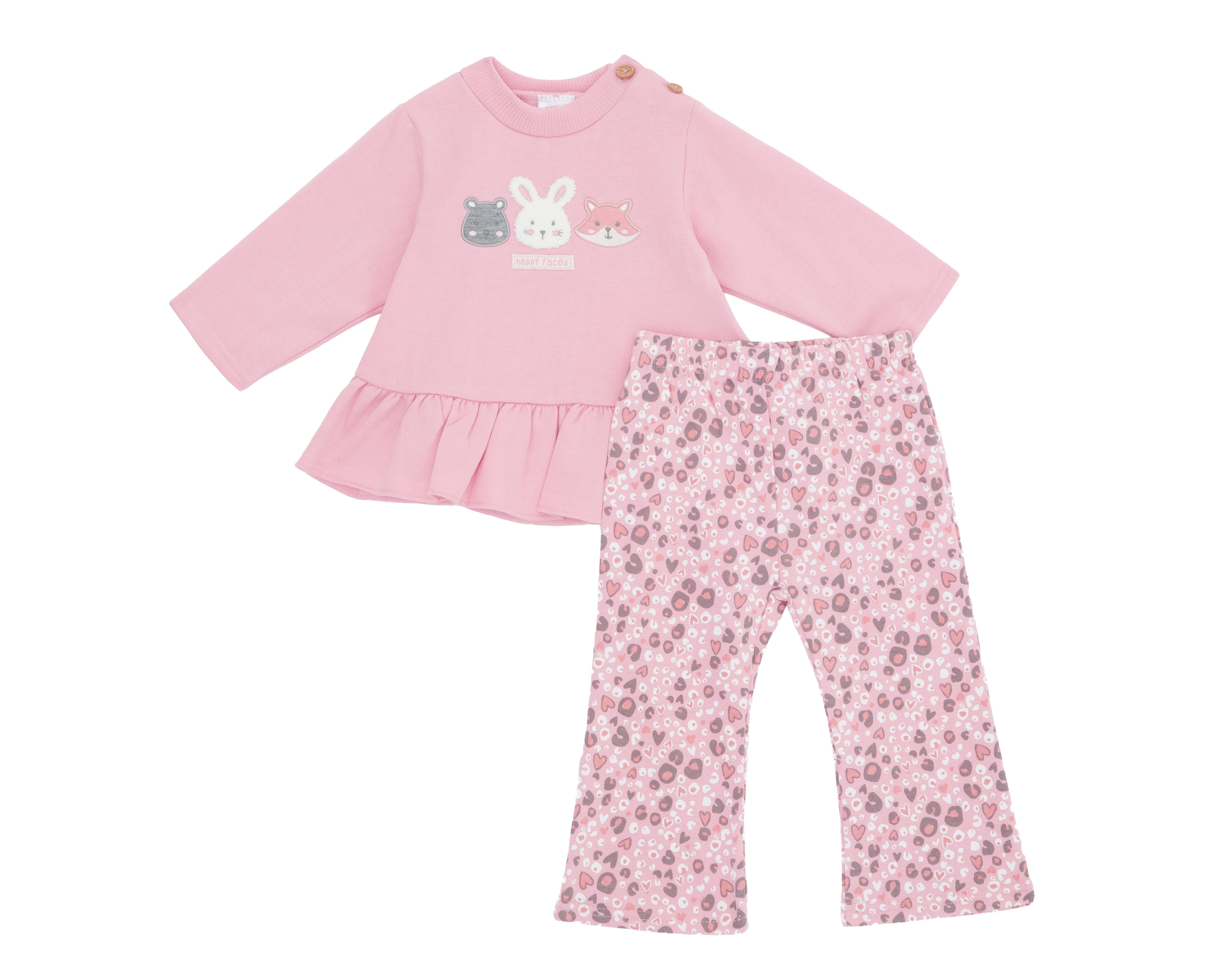 Pantalón y Sudadera para Bebé Niña Baby Colors