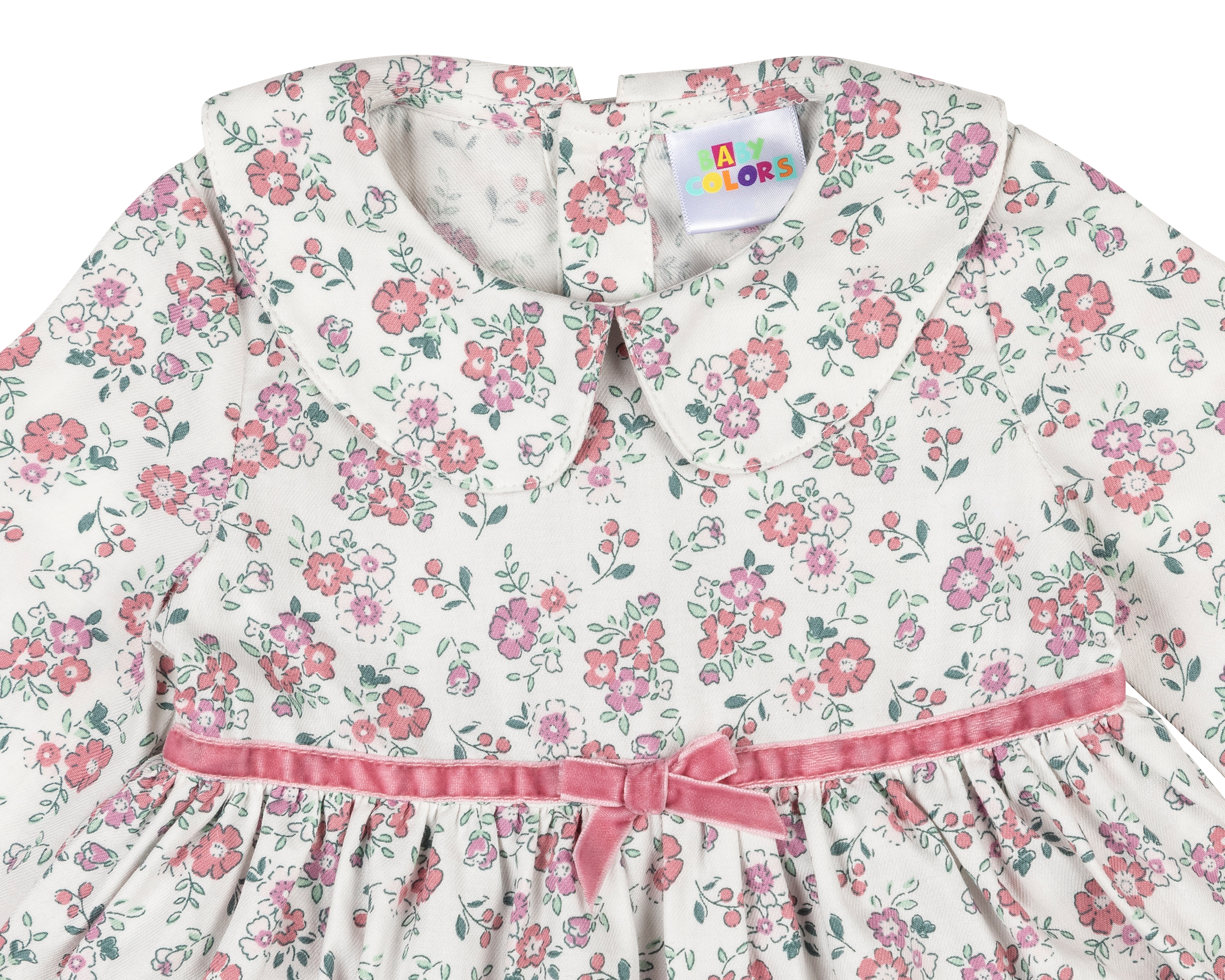 Foto 6 pulgar | Foto 5 | Vestido para Bebé Niña Baby Colors de Algodón con Suéter