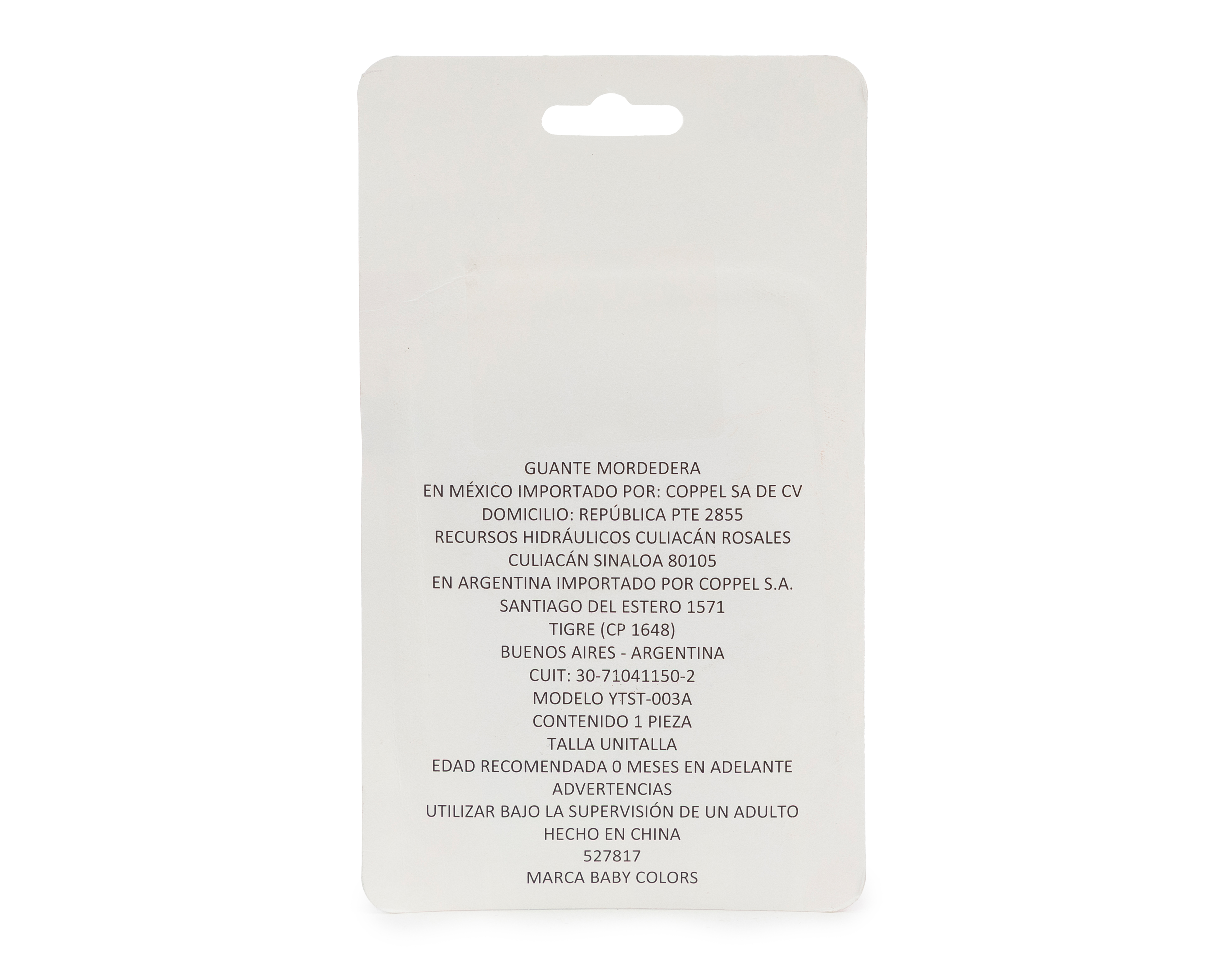 Foto 3 pulgar | Foto 2 | Guante con Mordedera Baby Colors