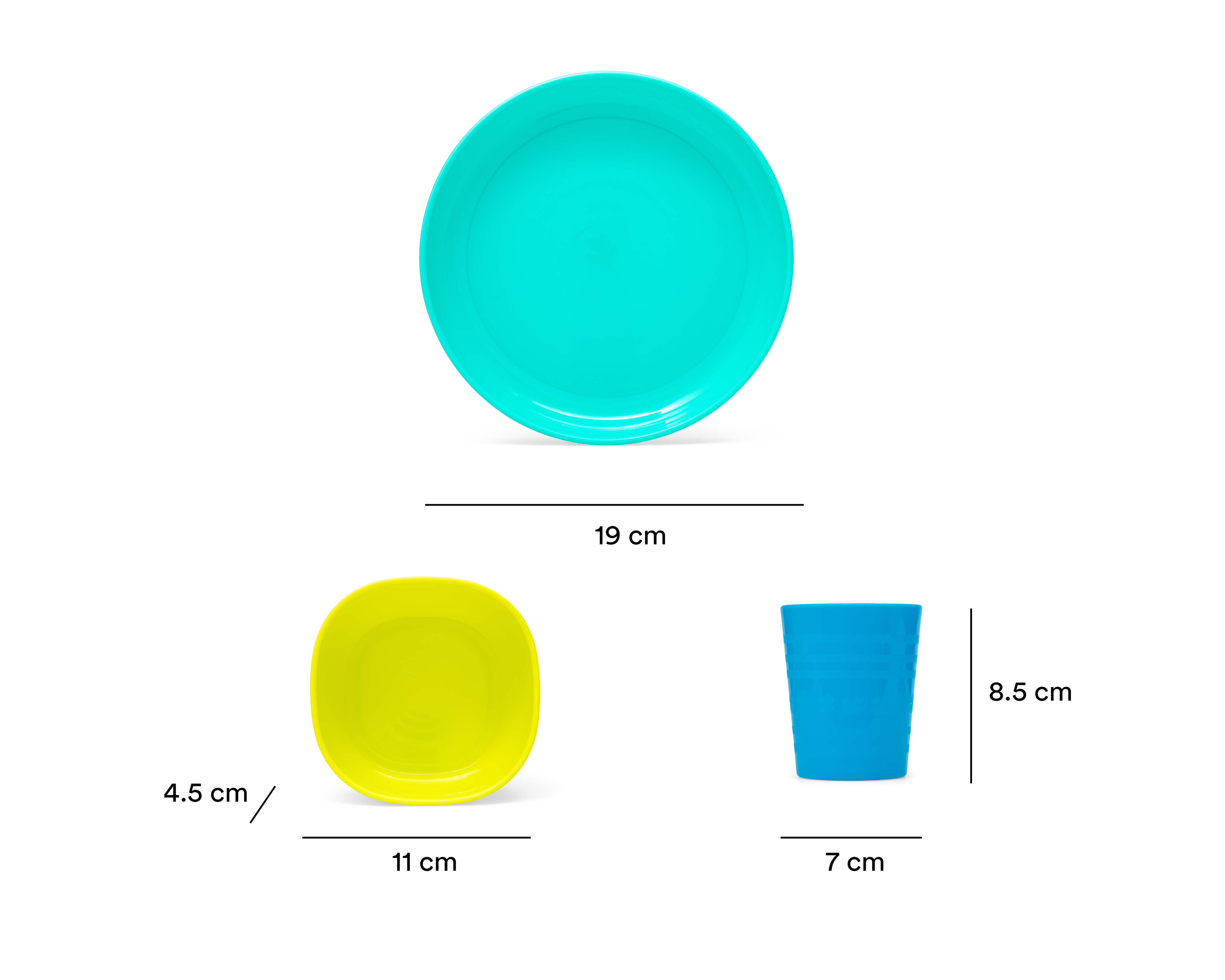 Foto 7 pulgar | Foto 6 | Set de Vajilla para Bebé Baby Colors 5 Piezas