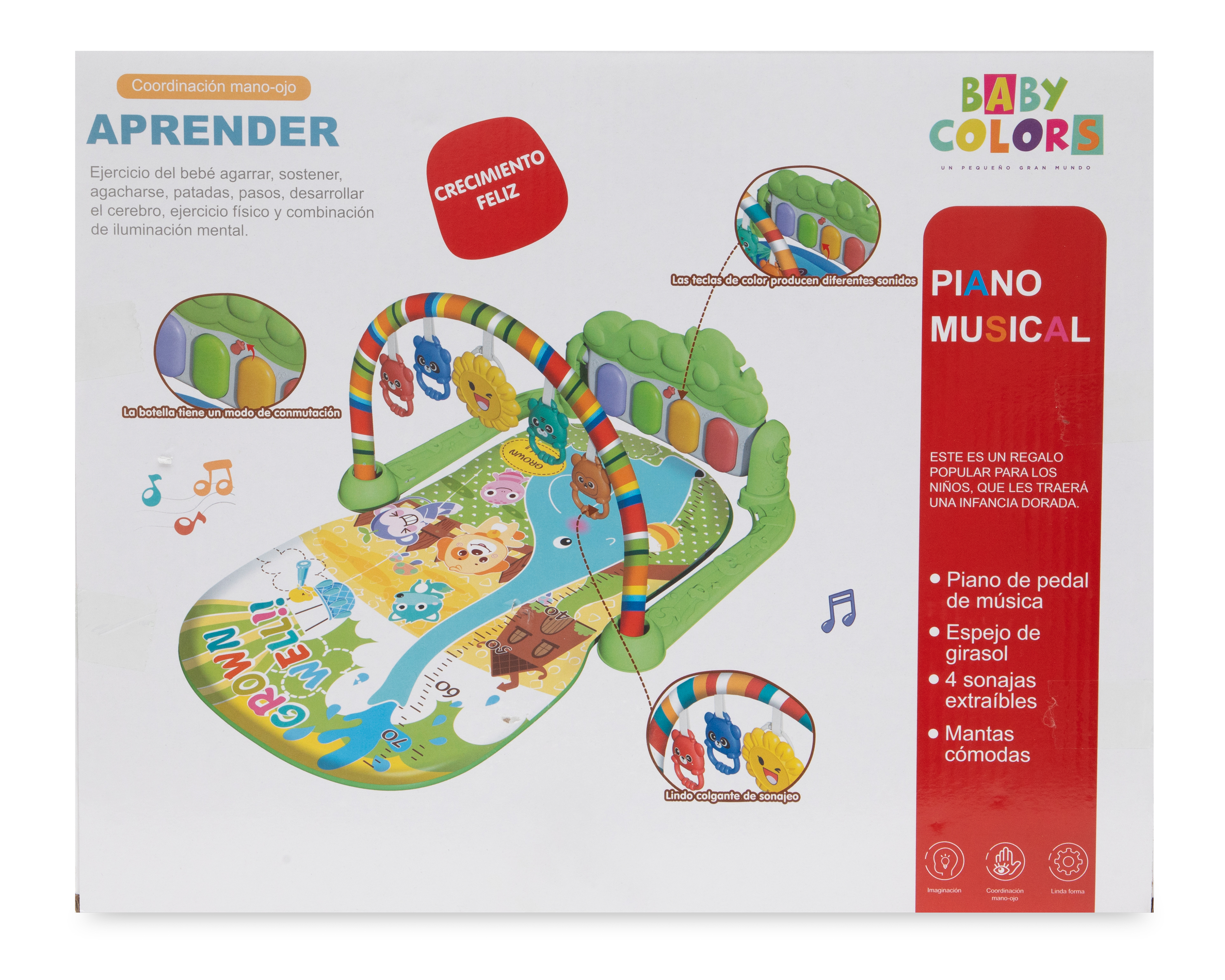 Foto 8 pulgar | Foto 7 | Piano Musical Baby Colors con Accesorios