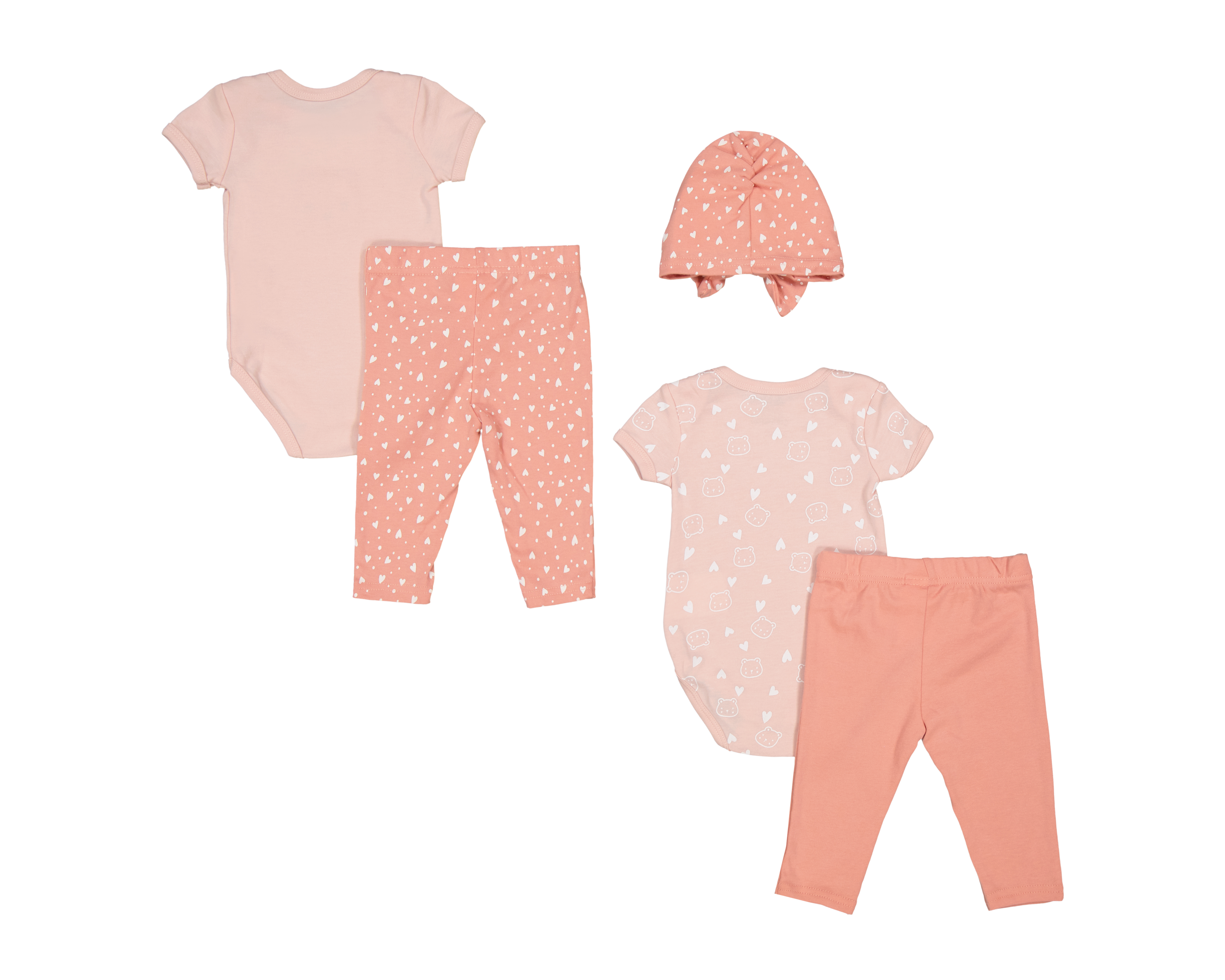 Foto 3 pulgar | Foto 2 | Conjunto para Bebé Niña Baby Colors 5 Piezas