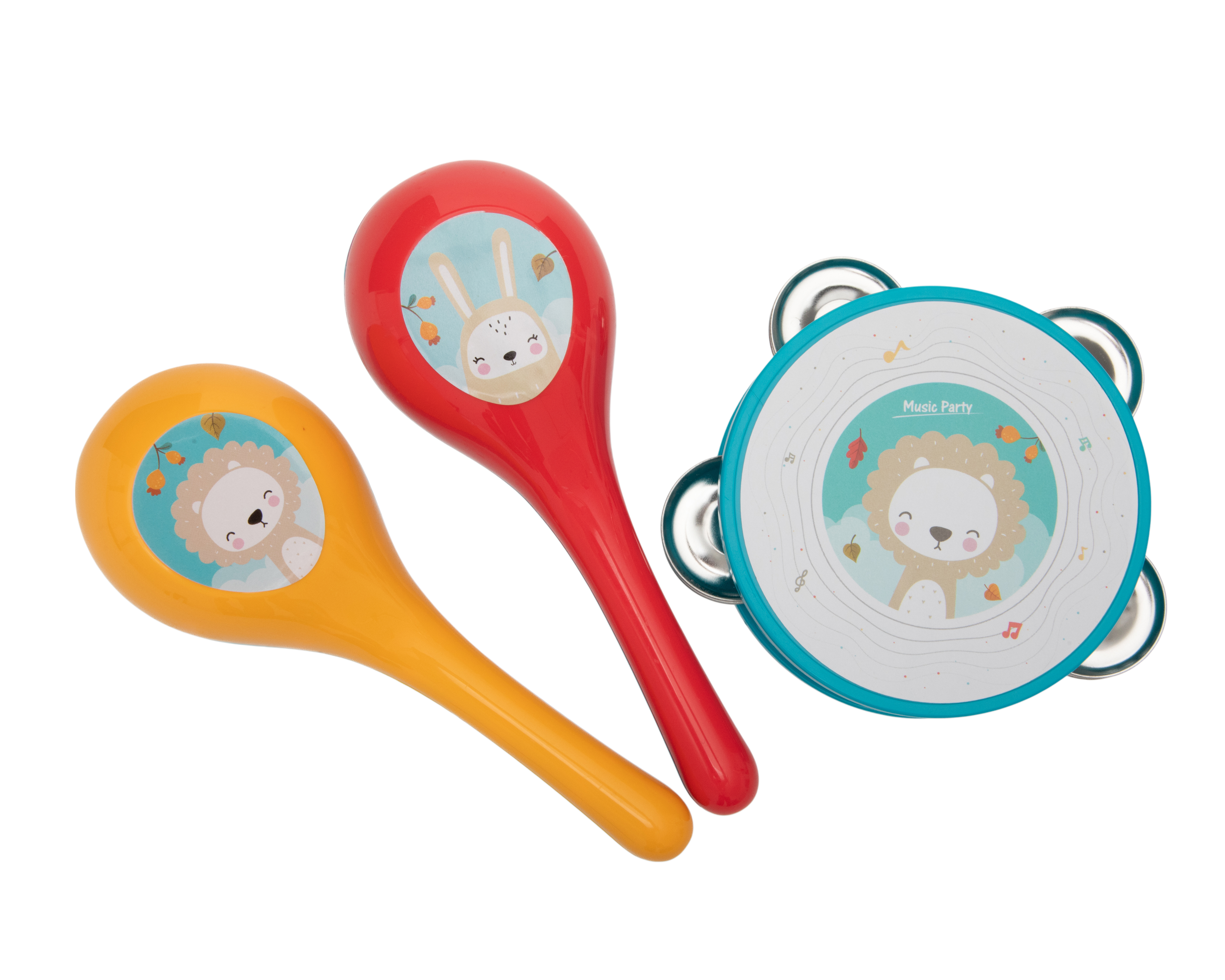 Foto 2 | Foto 2 | Maracas y Pandero para Bebé Baby Colors 3 Piezas