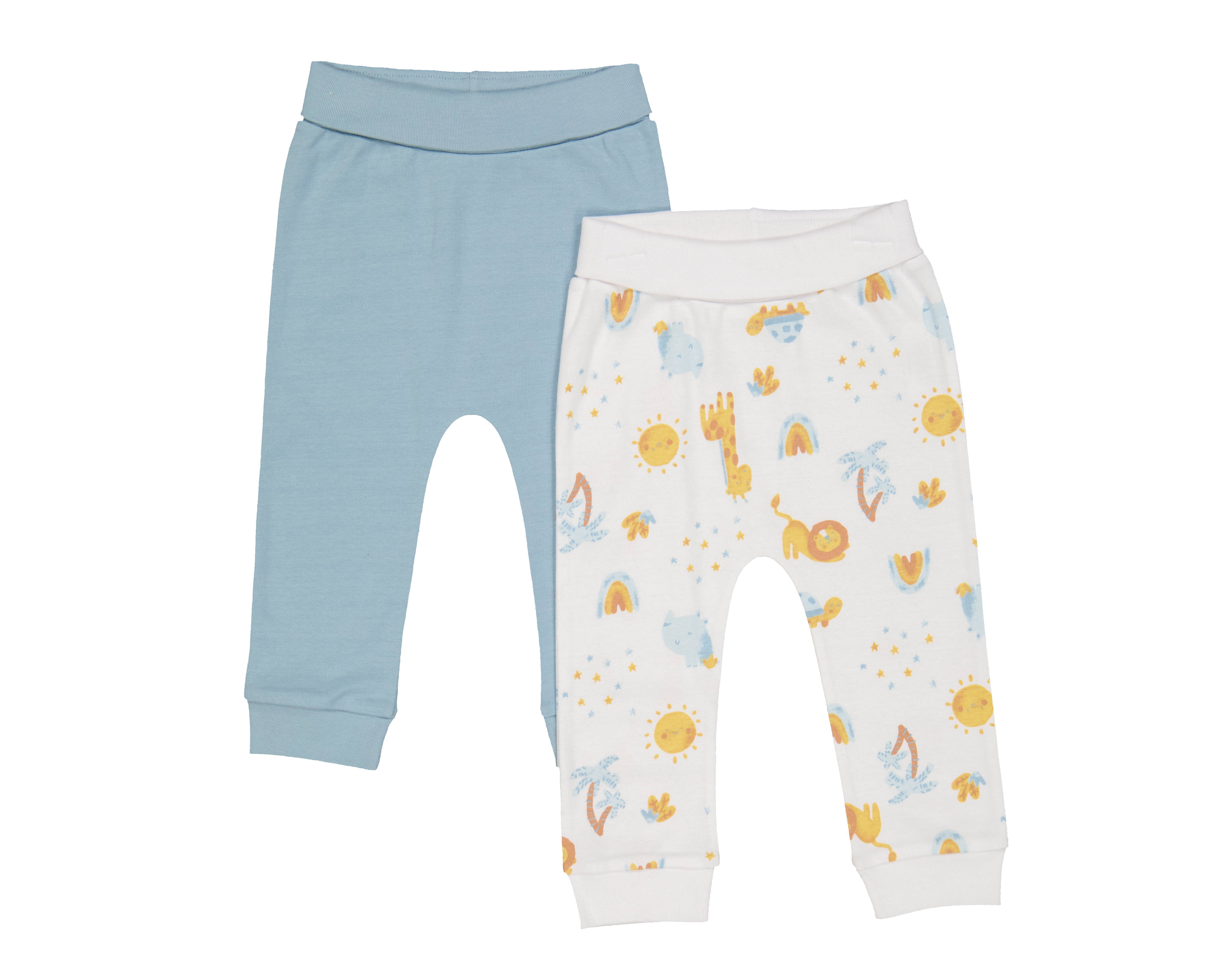 Foto 1 | Foto 1 | Pantalón para Bebé Niño Baby Colors de Algodón Estampado 2 Piezas