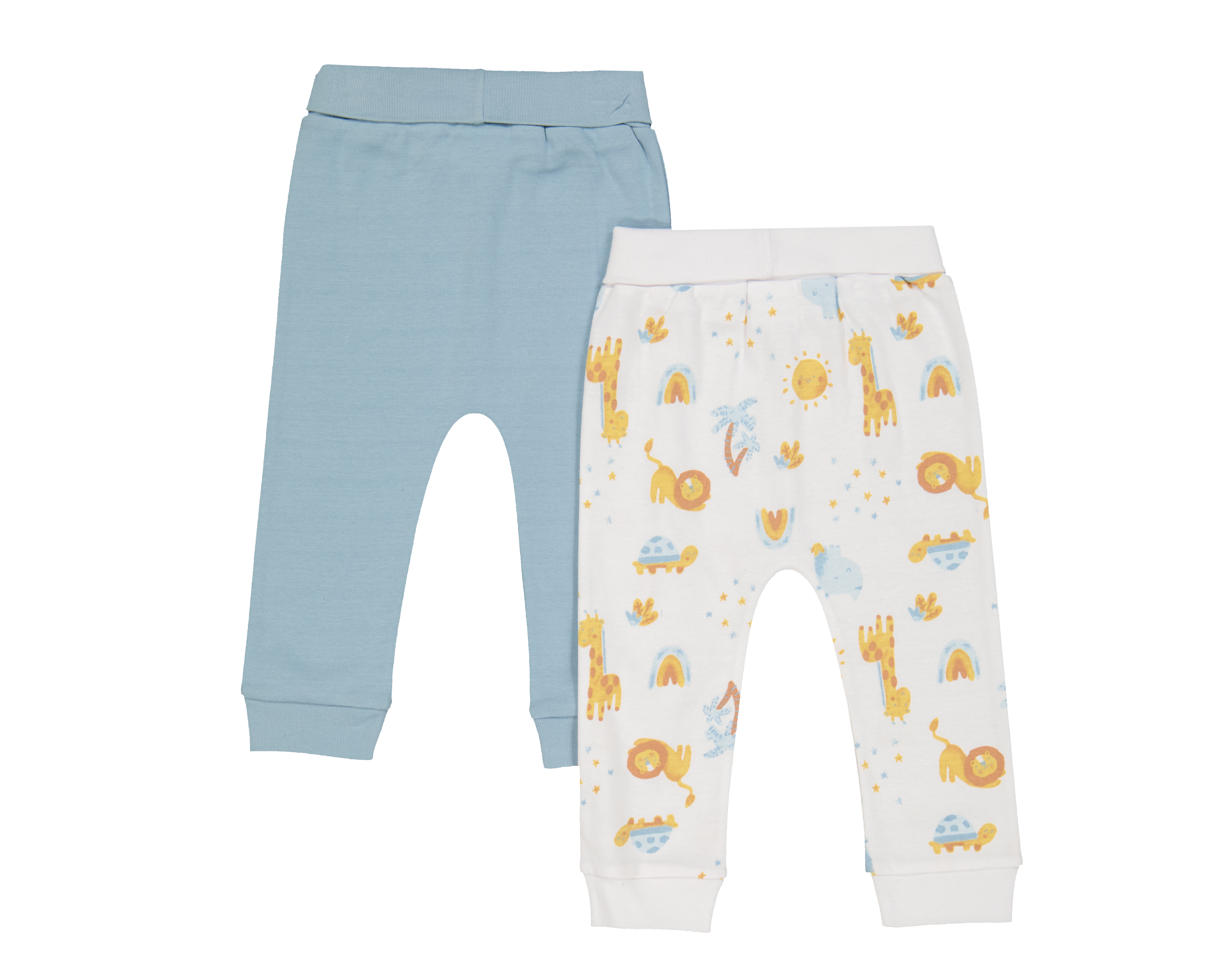 Foto 3 pulgar | Foto 2 | Pantalón para Bebé Niño Baby Colors de Algodón Estampado 2 Piezas