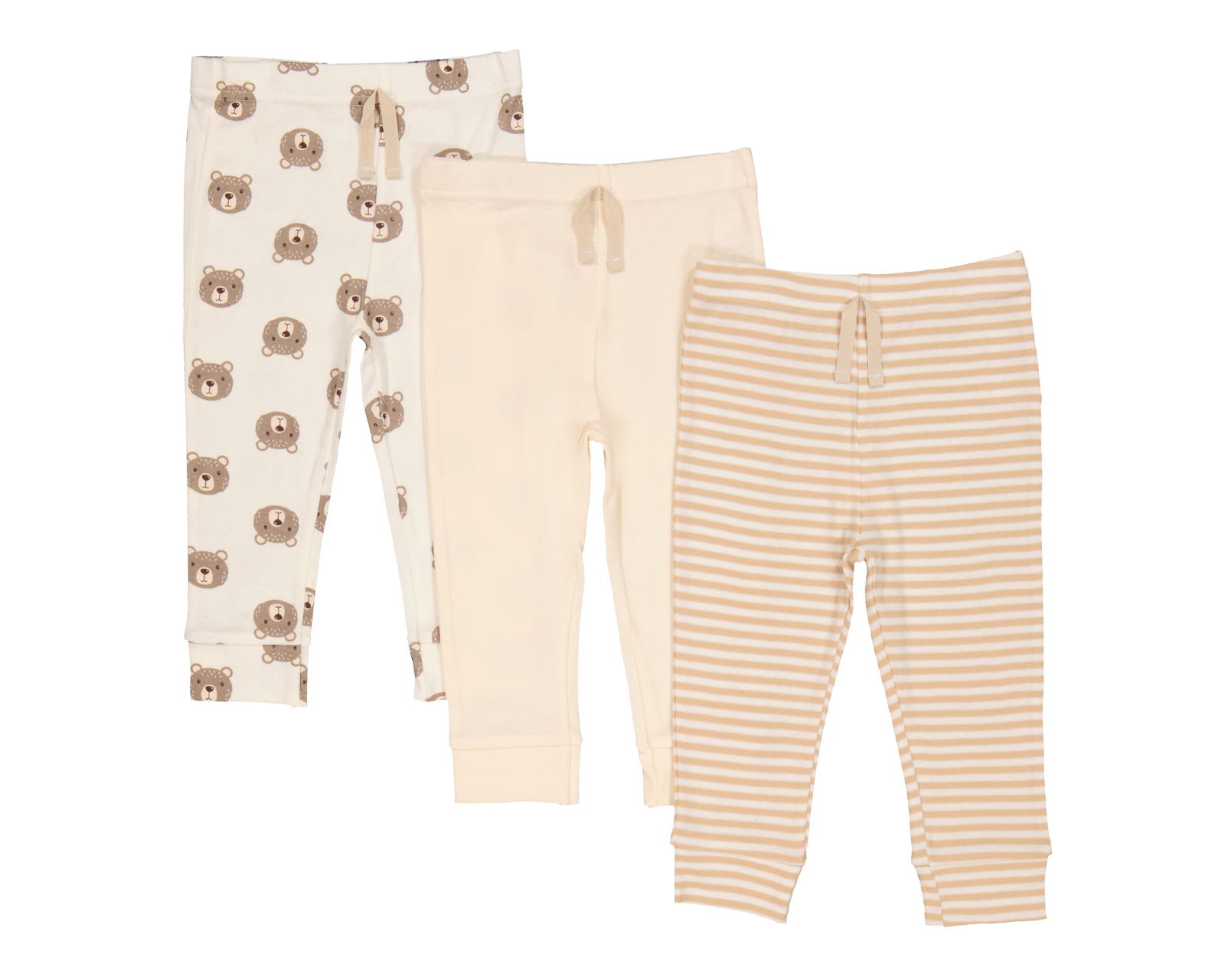 Pantalón para Bebé Niño Baby Colors de Algodón 3 Piezas